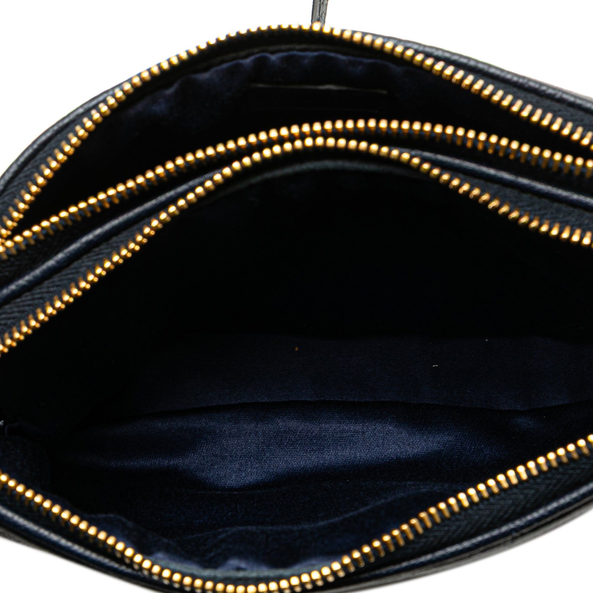 Miu Miu Miu Miu Madras Double Zip Camera Bag Blue Size ONE SIZE - 4 Thumbnail