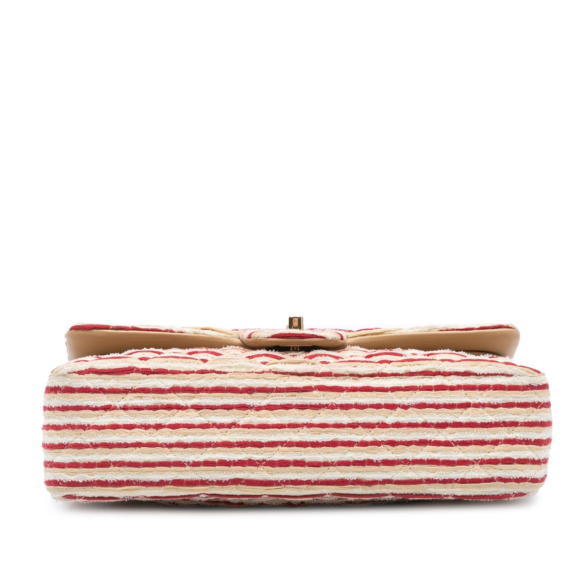 Chanel Chanel Medium Classic Jersey Coco Sailor Double Flap Red Size ONE SIZE - 3 Thumbnail