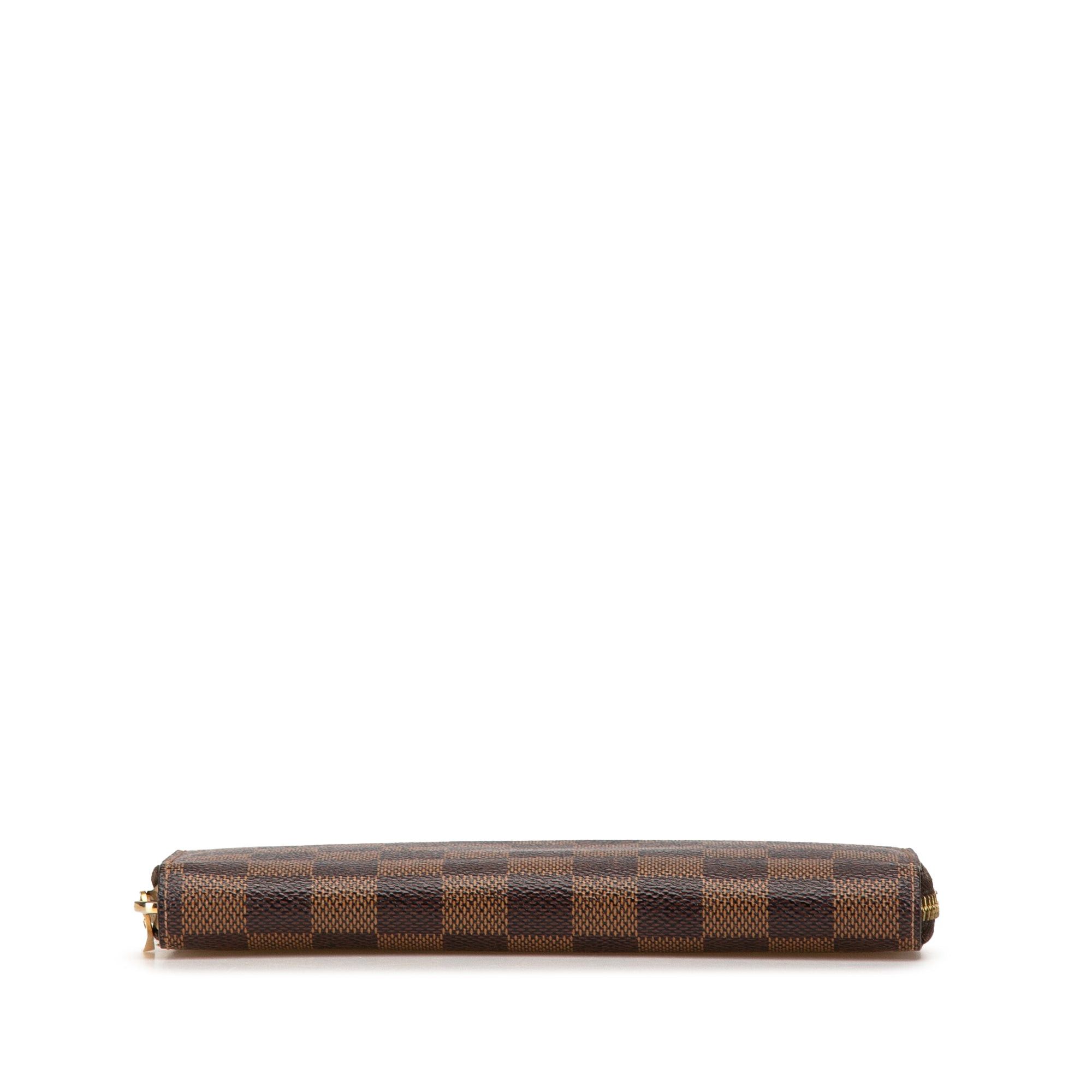 Louis Vuitton Louis Vuitton Damier Ebene Zippy Long Wallet Brown Size ONE SIZE - 3 Thumbnail