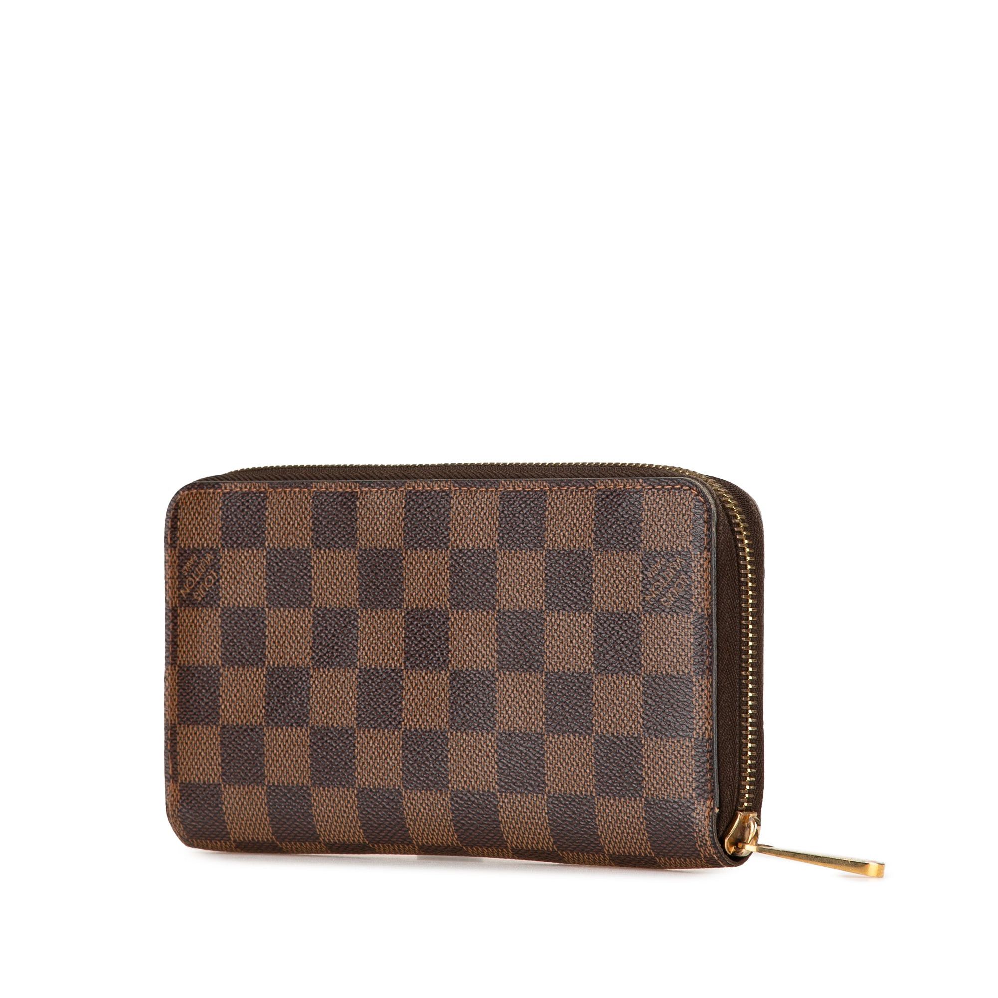 Louis Vuitton Louis Vuitton Damier Ebene Zippy Long Wallet Brown Size ONE SIZE - 2 Thumbnail