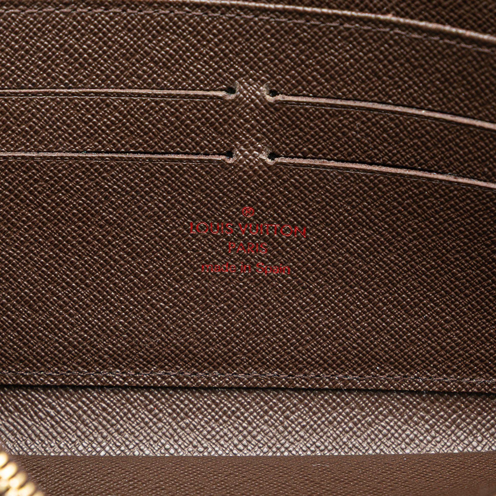Louis Vuitton Louis Vuitton Damier Ebene Zippy Long Wallet Brown Size ONE SIZE - 6 Thumbnail