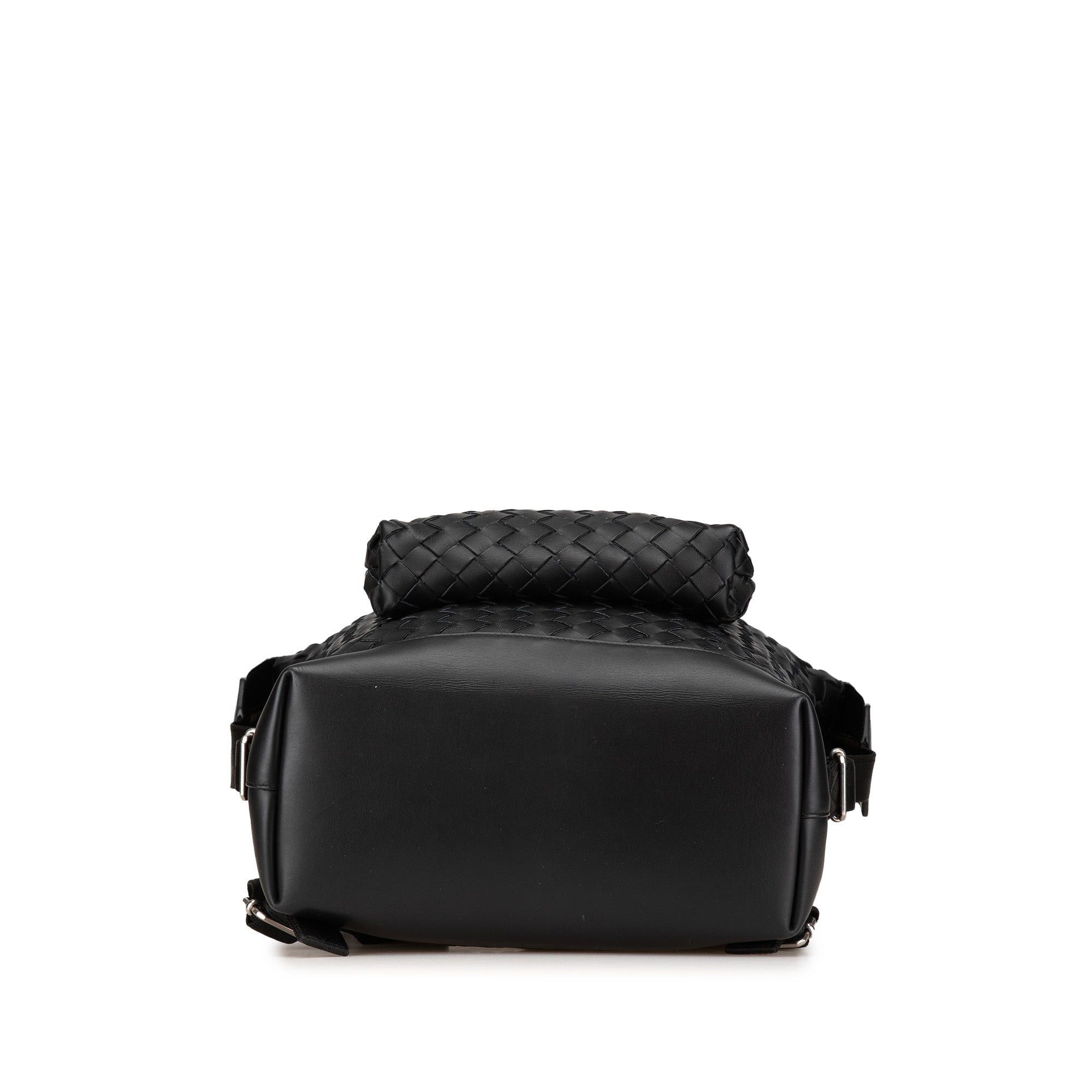 Bottega Veneta Bottega Veneta Nappa Intrecciato Front Pocket Backpack Black Size ONE SIZE - 3 Thumbnail