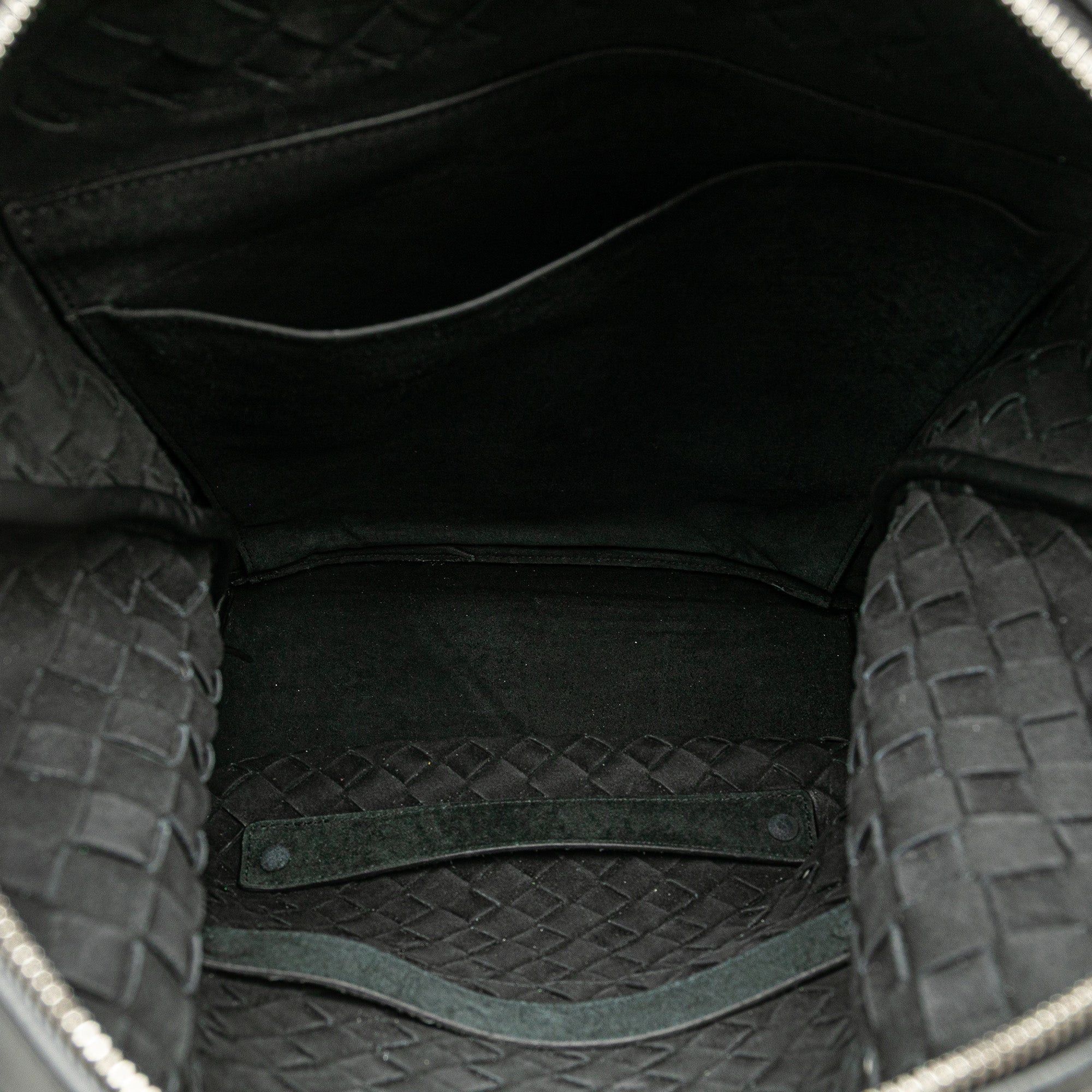 Bottega Veneta Bottega Veneta Nappa Intrecciato Front Pocket Backpack Black Size ONE SIZE - 5 Thumbnail