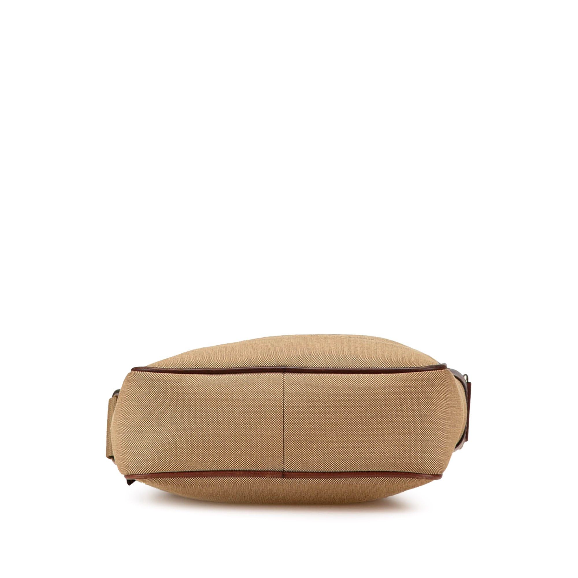 Prada Prada Canvas Canapa Logo Crossbody Brown Size ONE SIZE - 3 Thumbnail