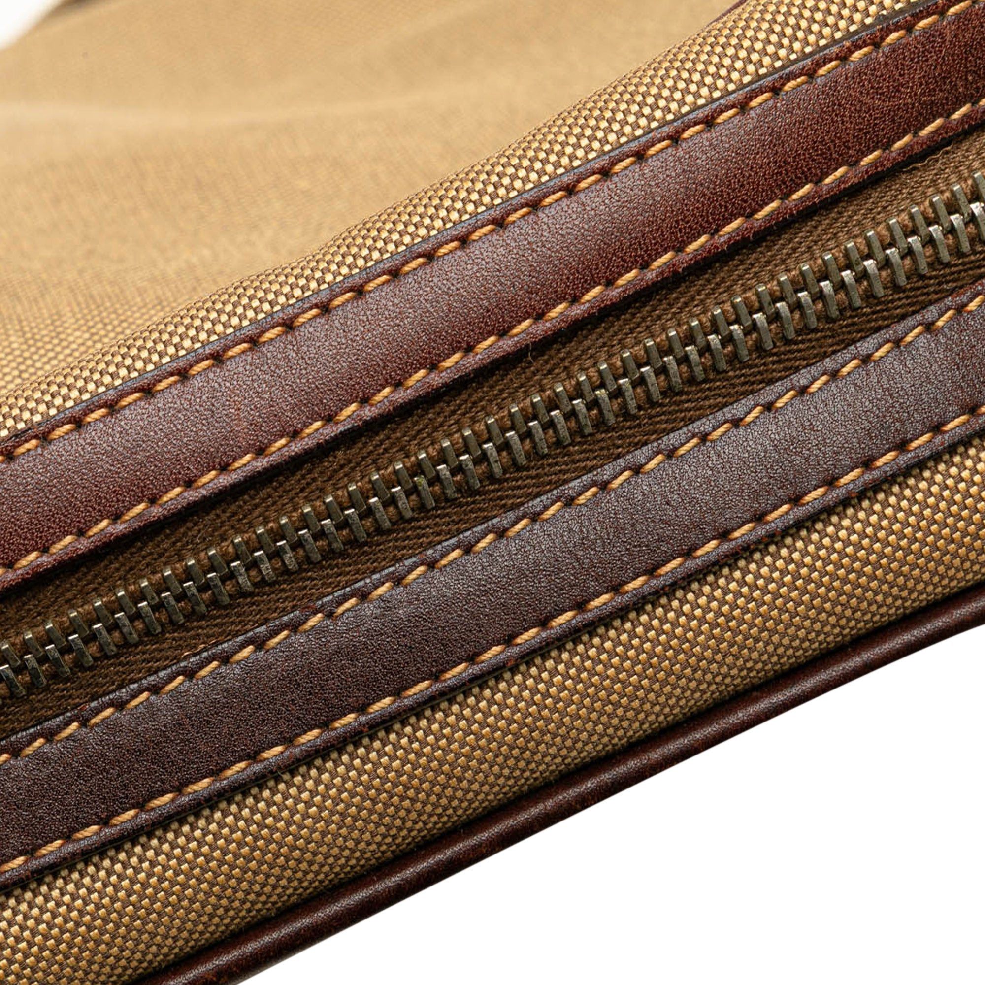 Prada Prada Canvas Canapa Logo Crossbody Brown Size ONE SIZE - 10 Thumbnail