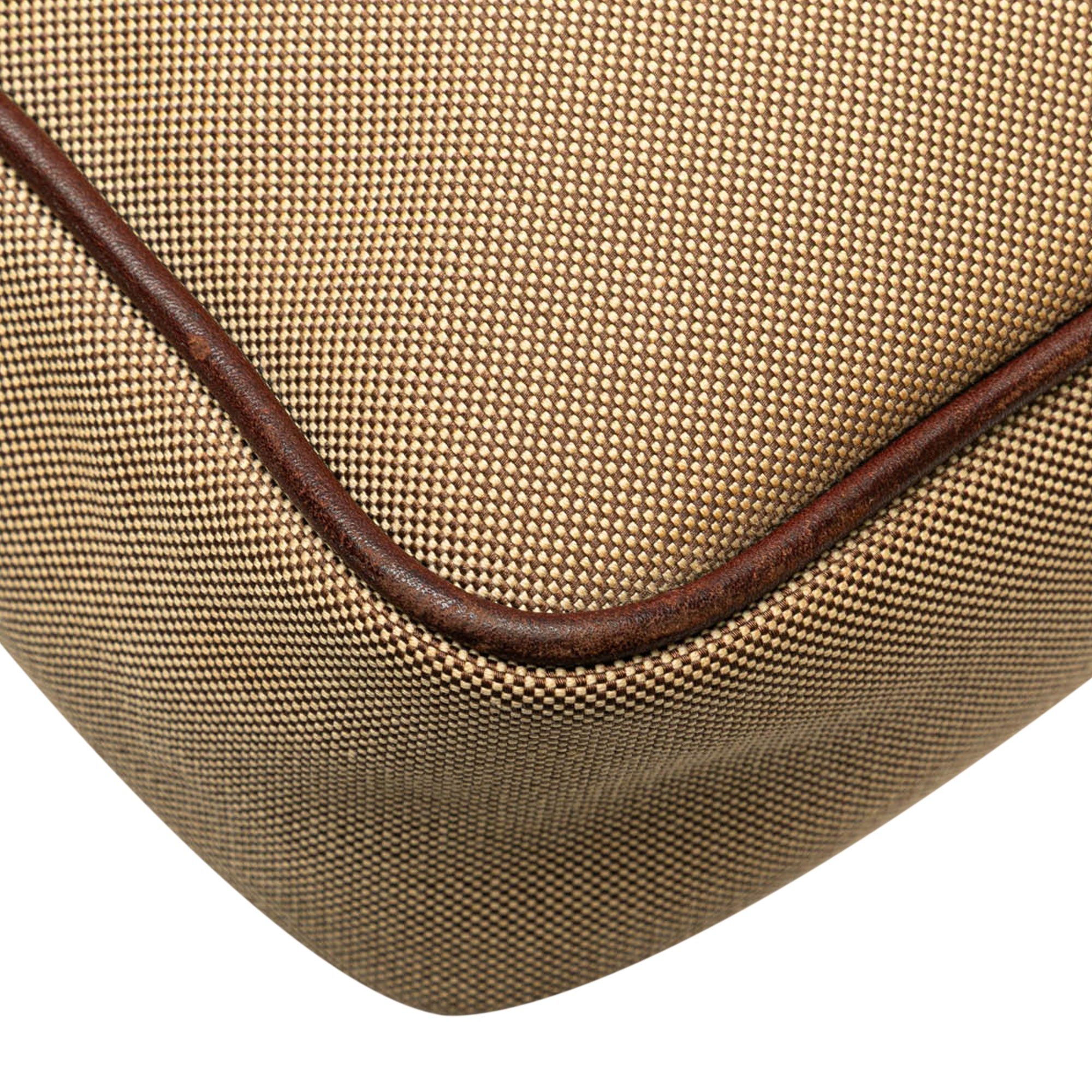 Prada Prada Canvas Canapa Logo Crossbody Brown Size ONE SIZE - 11 Thumbnail