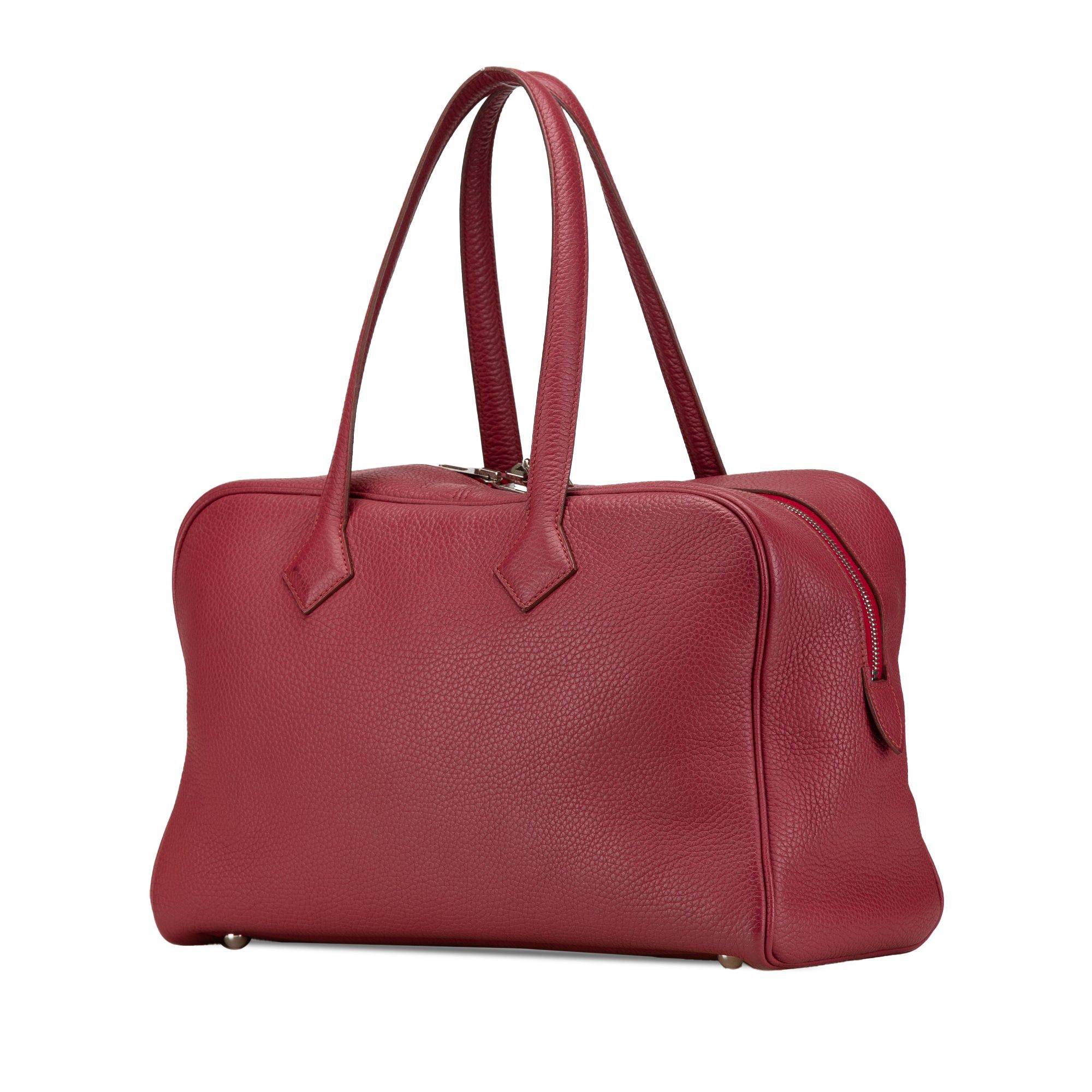 Hermes Hermès Clemence Victoria II 35 Red Size ONE SIZE - 2 Thumbnail