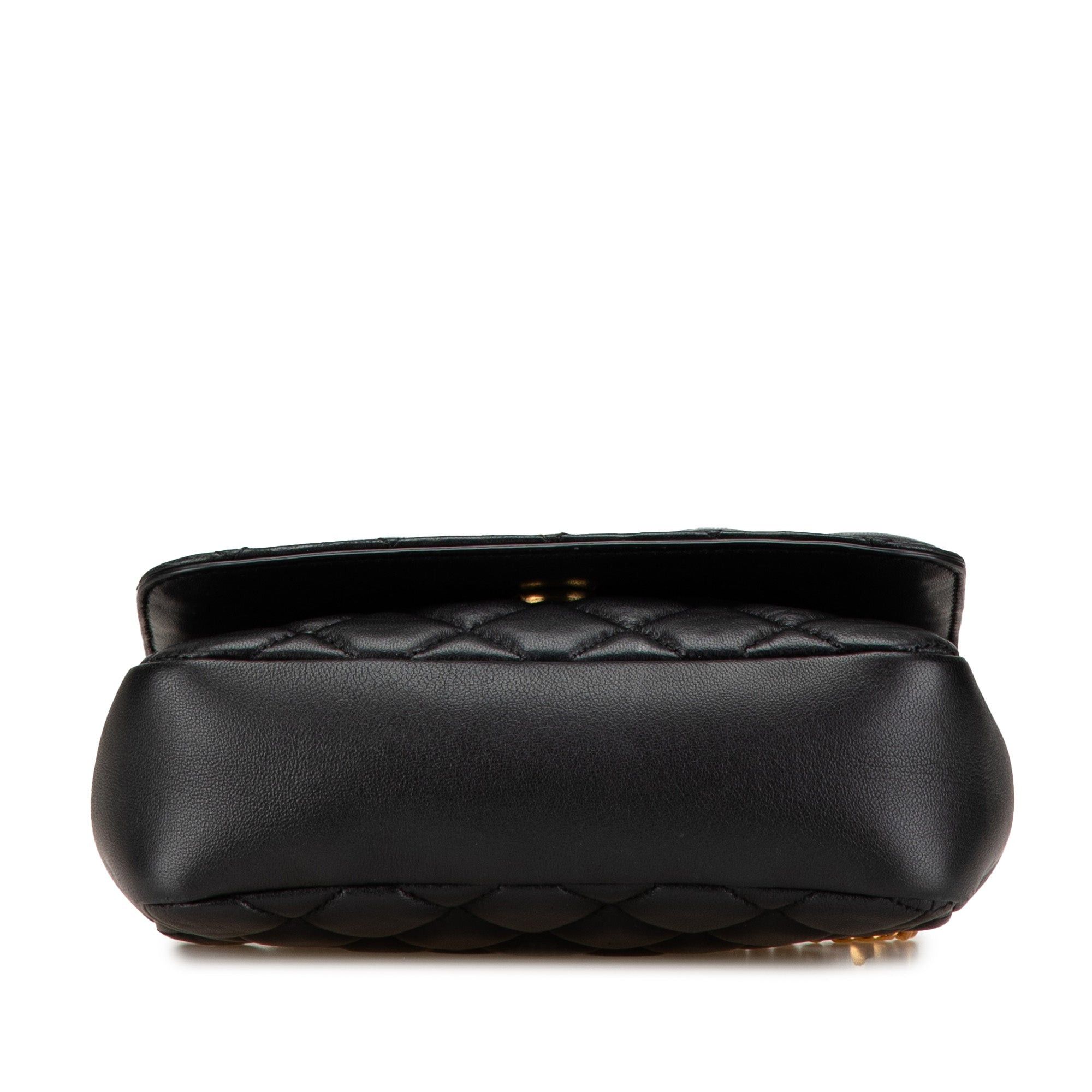 Versace Versace Small Quilted Nappa Medusa Chain Crossbody Black Size ONE SIZE - 3 Thumbnail