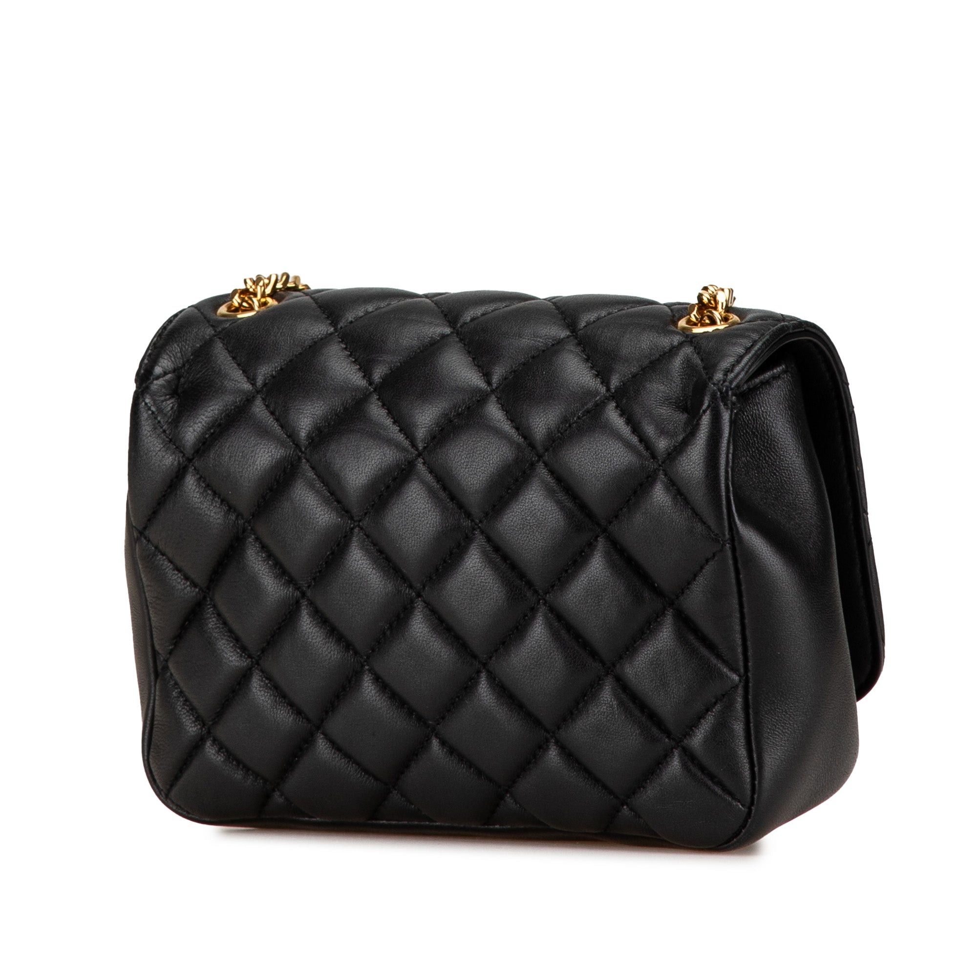 Versace Versace Small Quilted Nappa Medusa Chain Crossbody Black Size ONE SIZE - 2 Thumbnail