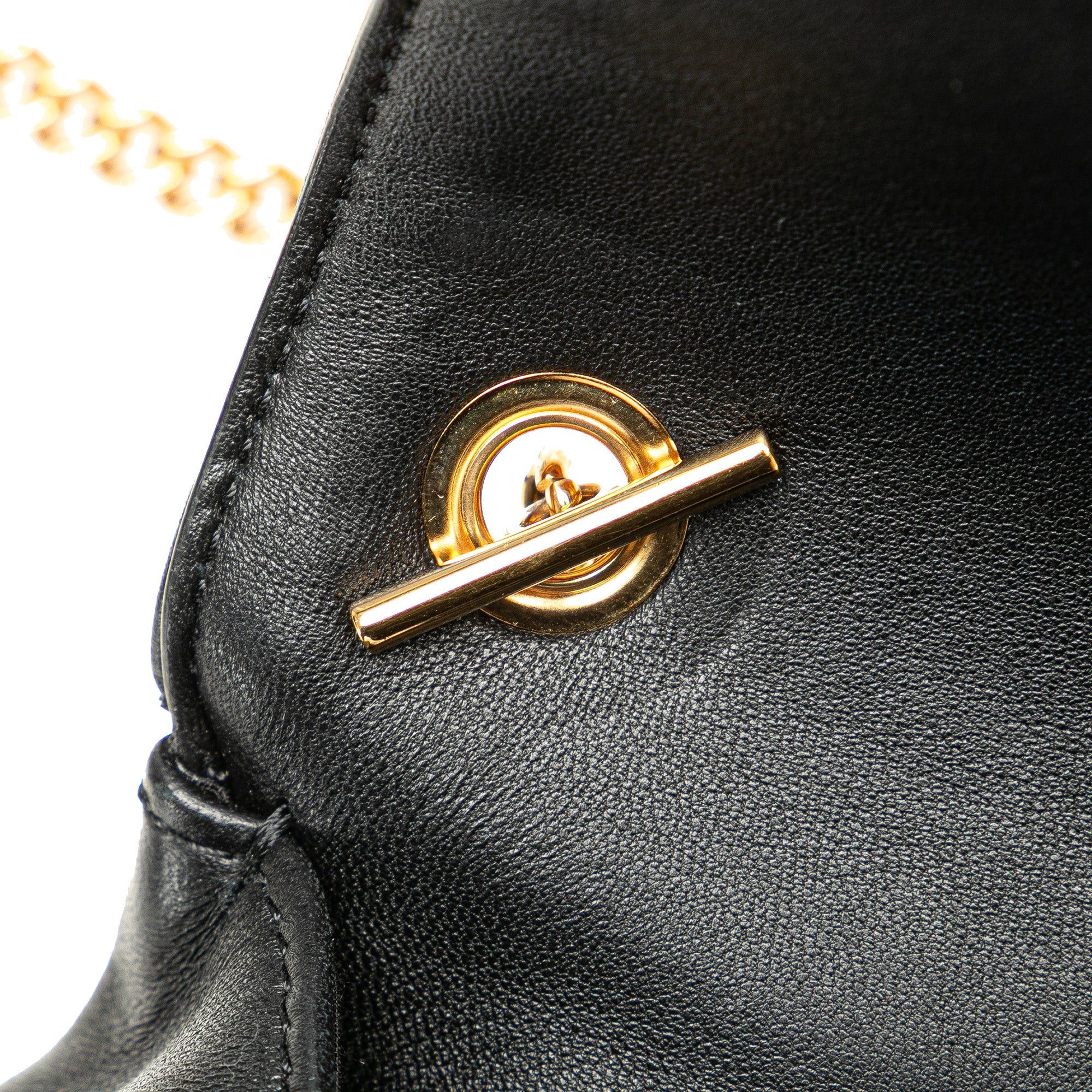 Versace Versace Small Quilted Nappa Medusa Chain Crossbody Black Size ONE SIZE - 9 Thumbnail
