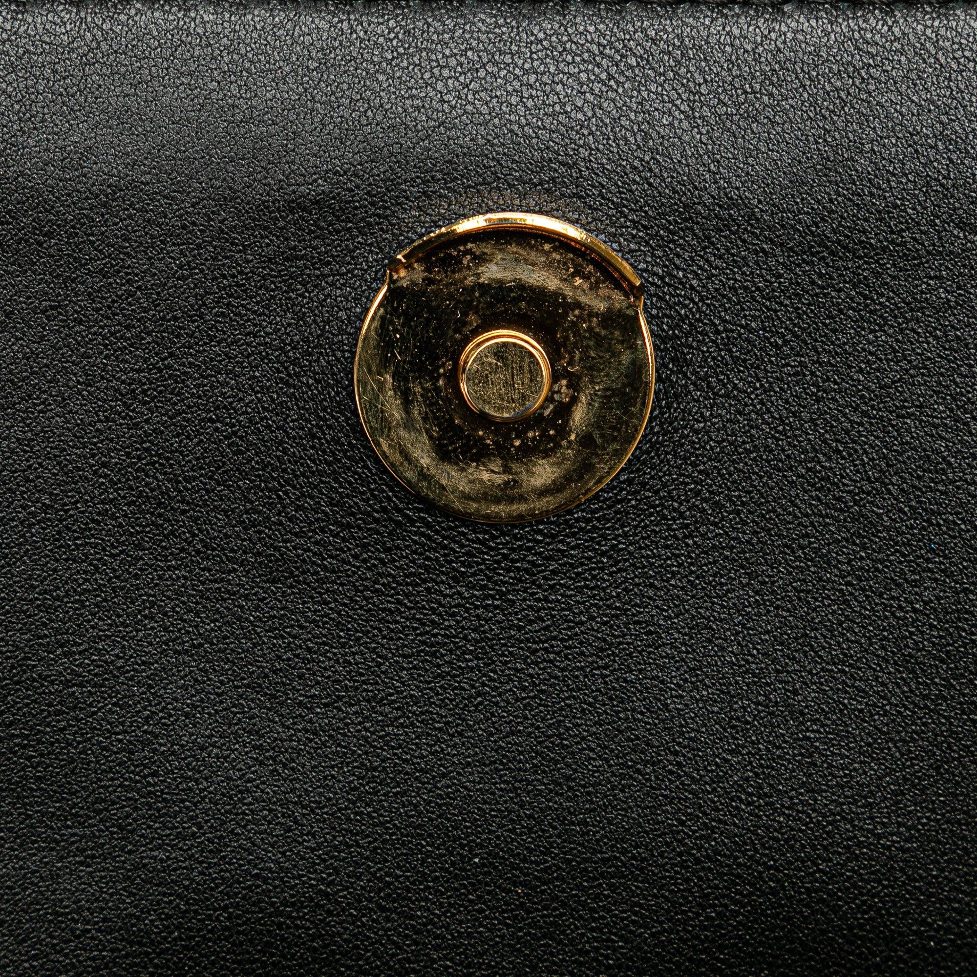 Versace Versace Small Quilted Nappa Medusa Chain Crossbody Black Size ONE SIZE - 8 Thumbnail
