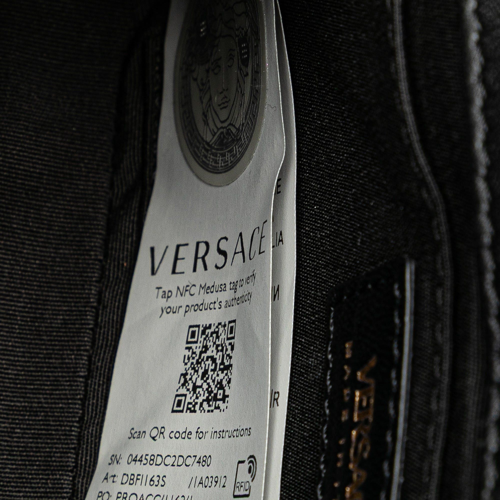 Versace Versace Small Quilted Nappa Medusa Chain Crossbody Black Size ONE SIZE - 6 Thumbnail