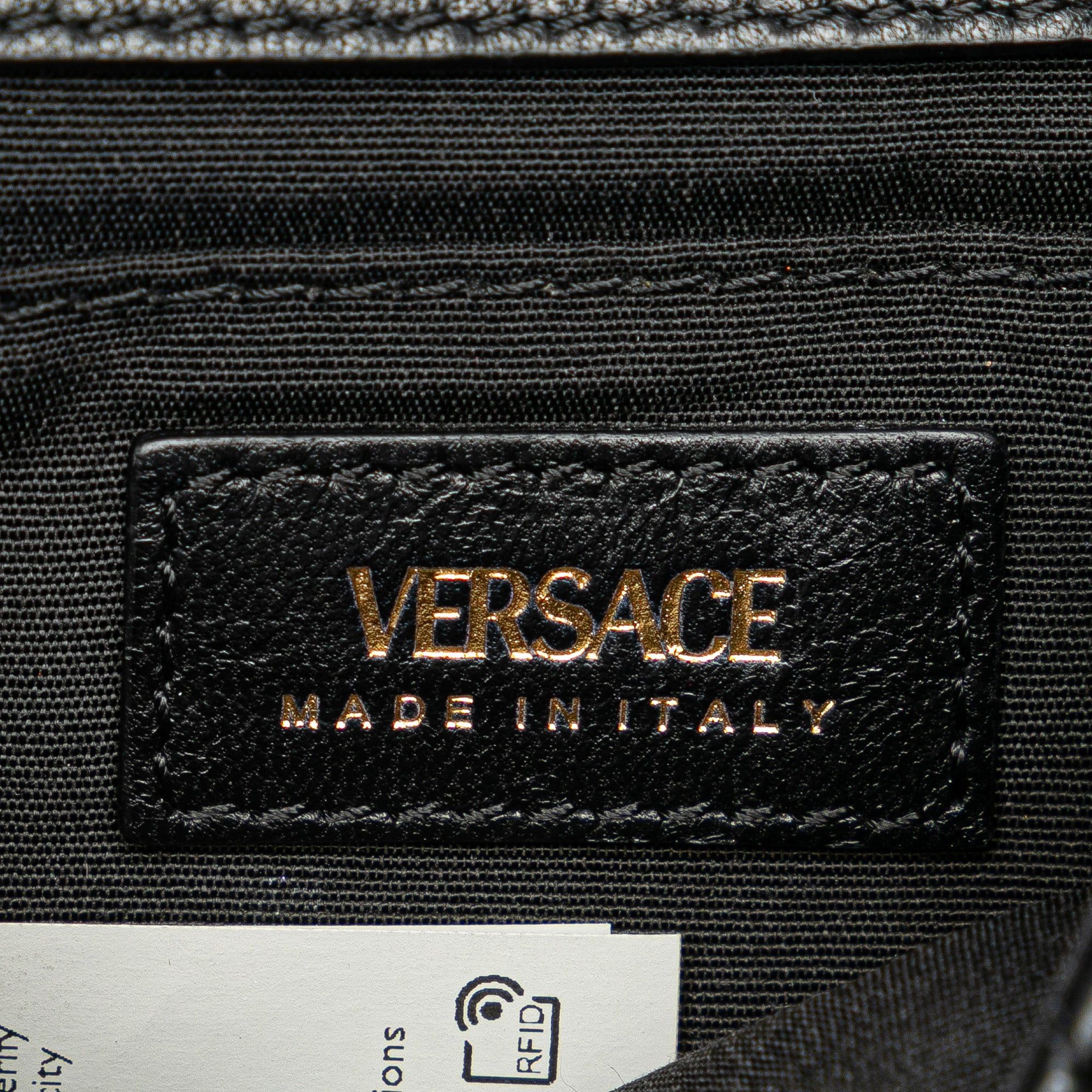 Versace Versace Small Quilted Nappa Medusa Chain Crossbody Black Size ONE SIZE - 5 Thumbnail