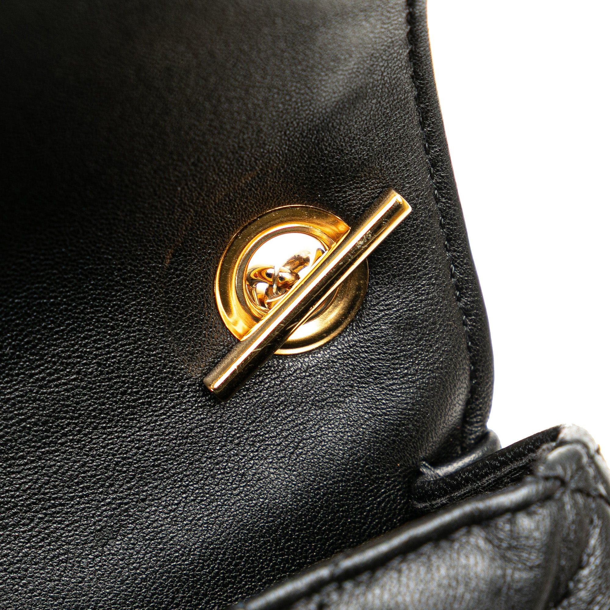 Versace Versace Small Quilted Nappa Medusa Chain Crossbody Black Size ONE SIZE - 10 Thumbnail