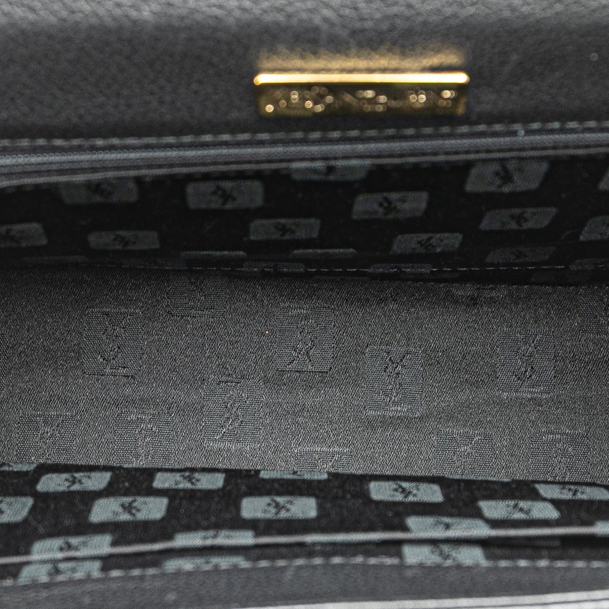 Yves Saint Laurent Yves Saint Laurent Leather Satchel Black Size ONE SIZE - 4 Thumbnail