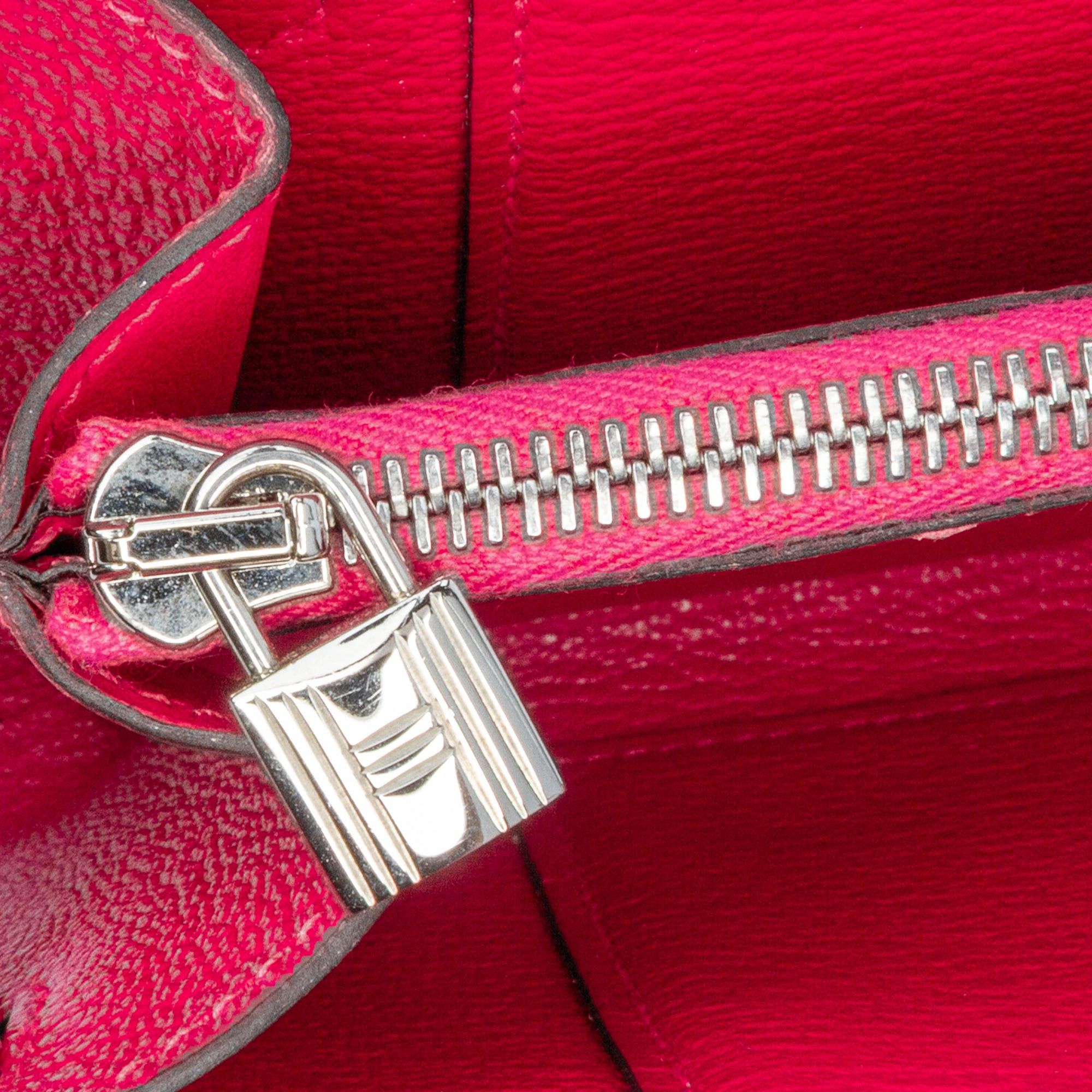 Hermes Hermès Chevre Mysore Kelly To Go Wallet Pink Size ONE SIZE - 9 Thumbnail