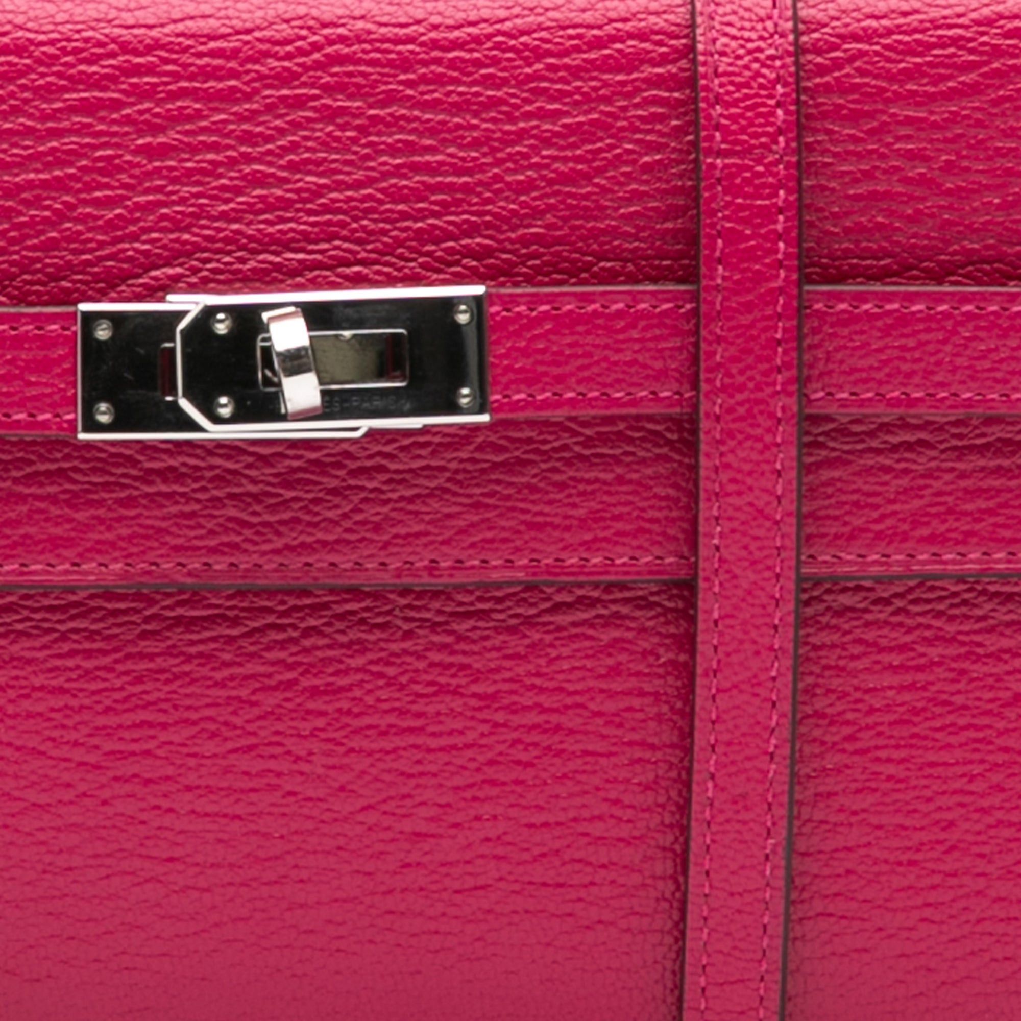 Hermes Hermès Chevre Mysore Kelly To Go Wallet Pink Size ONE SIZE - 6 Thumbnail