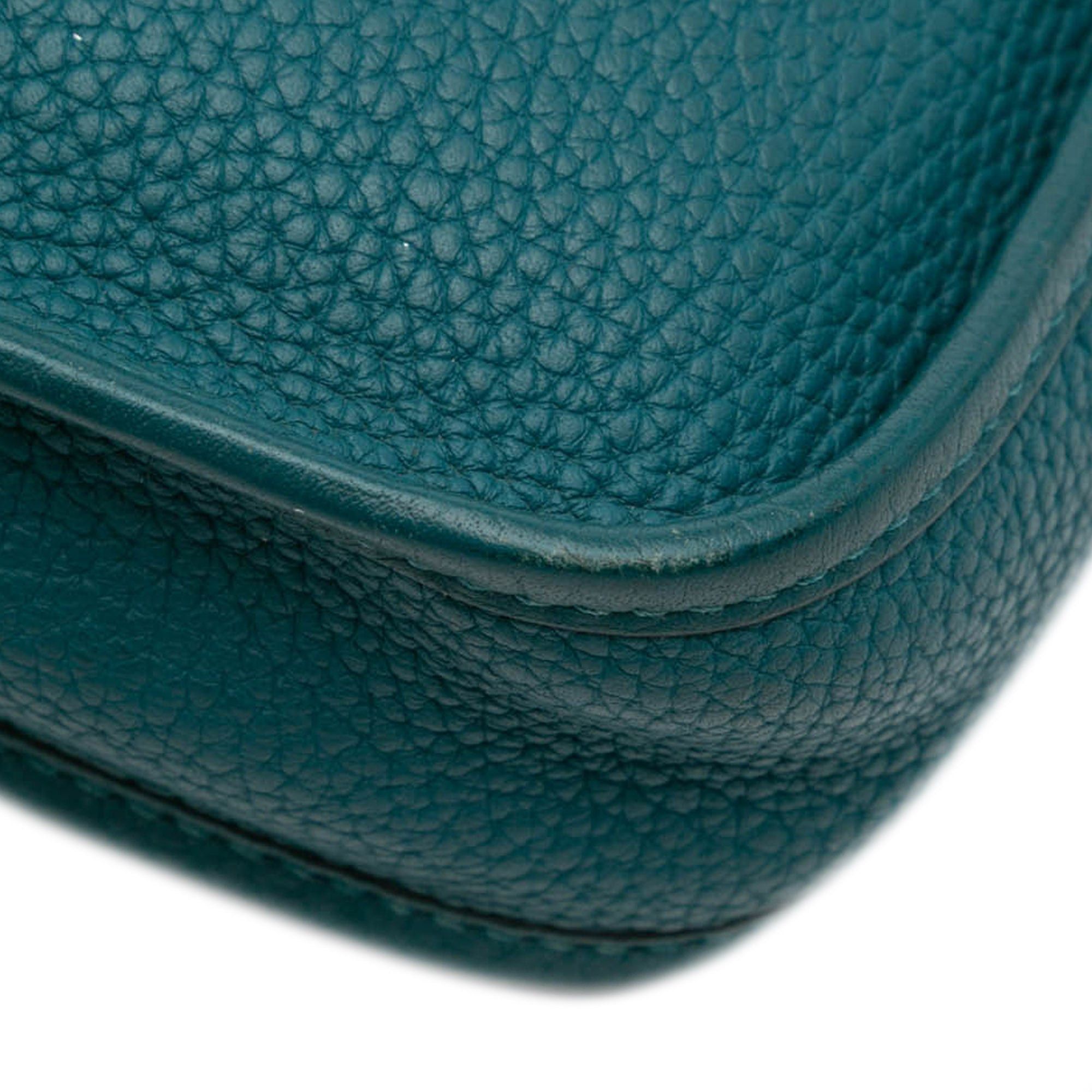 Hermes Hermès Clemence Evelyne III TPM Blue Size ONE SIZE - 8 Thumbnail