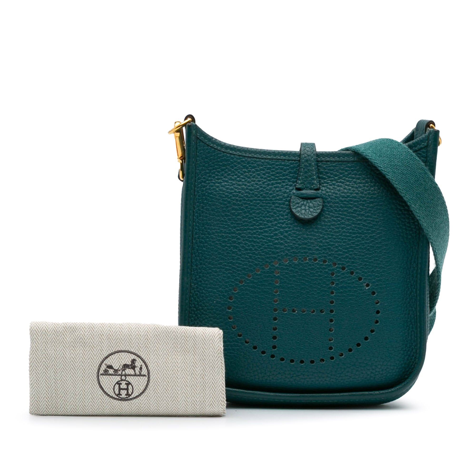 Hermes Hermès Clemence Evelyne III TPM Blue Size ONE SIZE - 10 Thumbnail