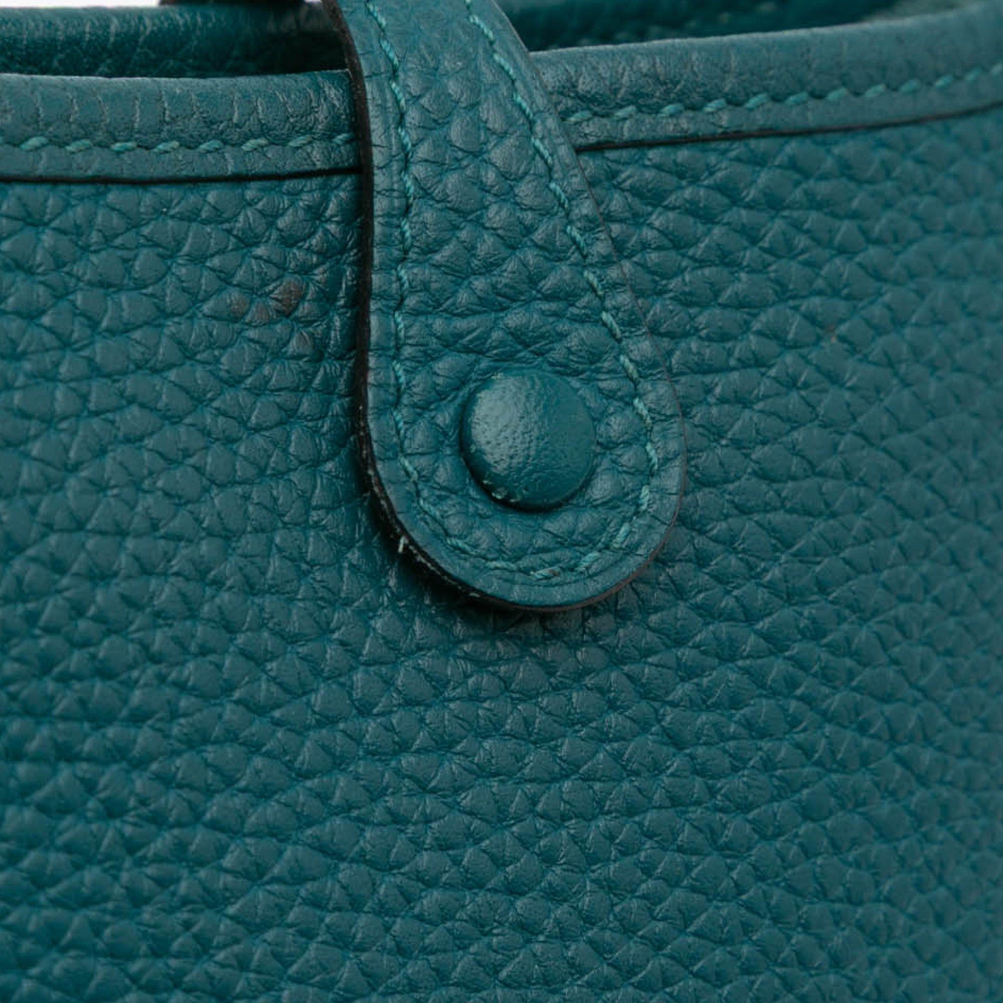 Hermes Hermès Clemence Evelyne III TPM Blue Size ONE SIZE - 7 Thumbnail