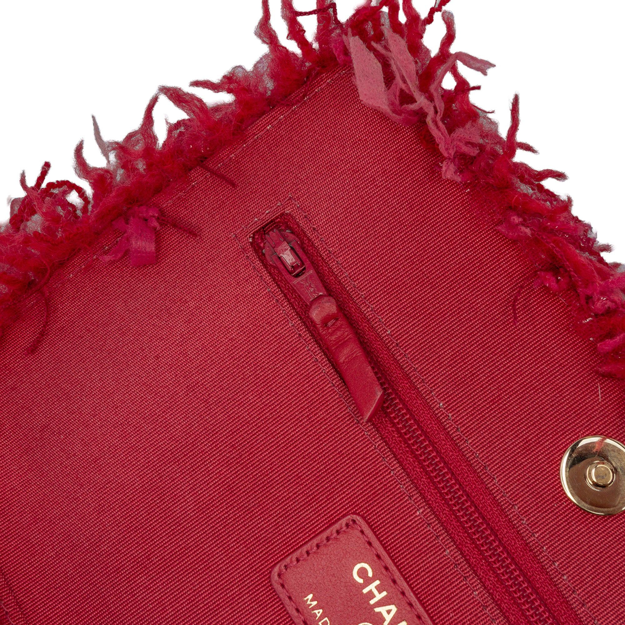 Chanel Chanel CC Tweed Wallet On Chain Pink Size ONE SIZE - 7 Thumbnail