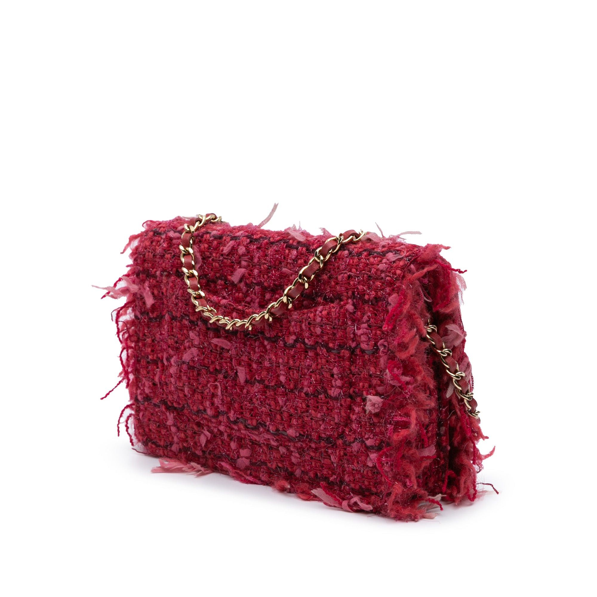 Chanel Chanel CC Tweed Wallet On Chain Pink Size ONE SIZE - 2 Thumbnail