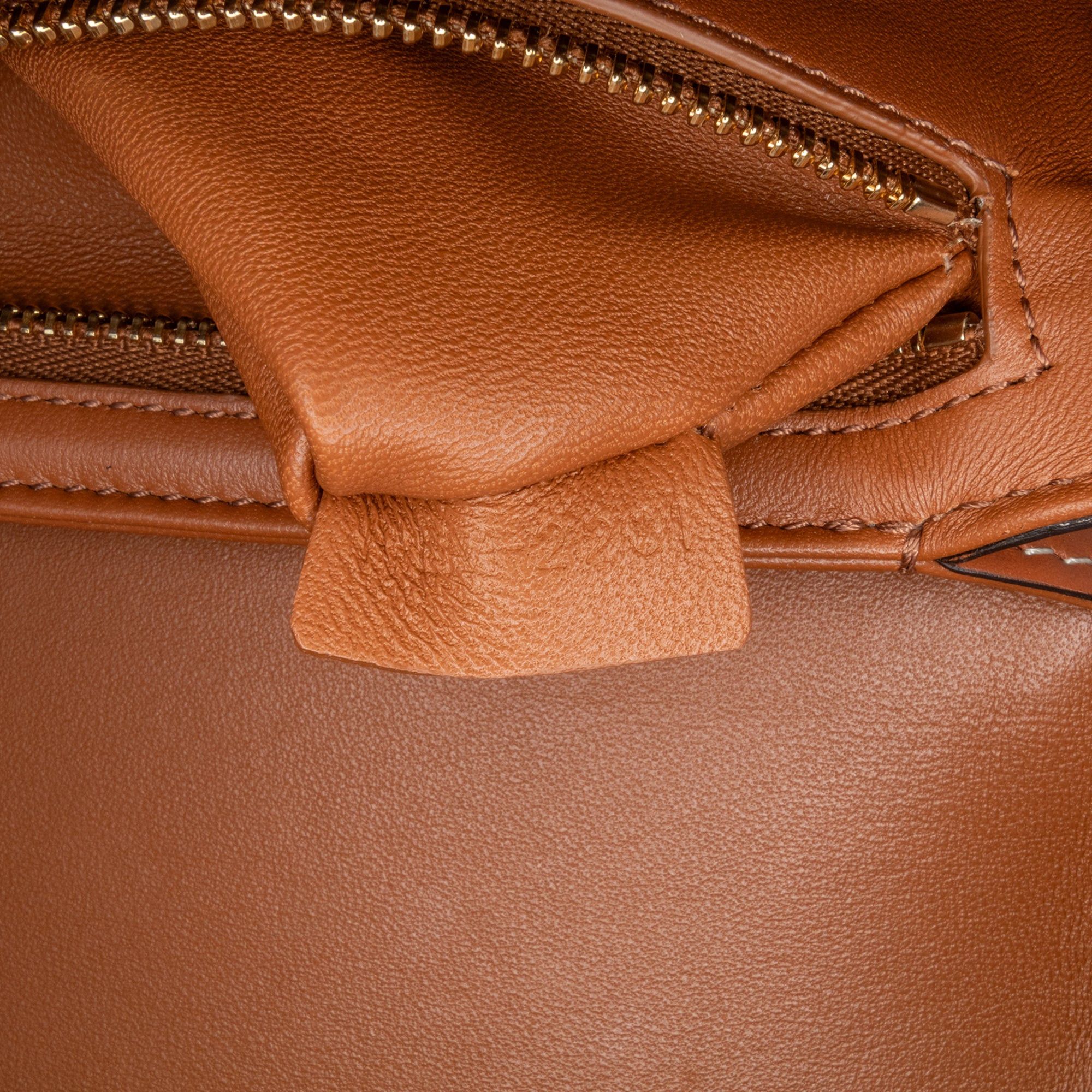 Celine Celine Teen Coated Canvas Triomphe Crossbody Brown Size ONE SIZE - 8 Thumbnail
