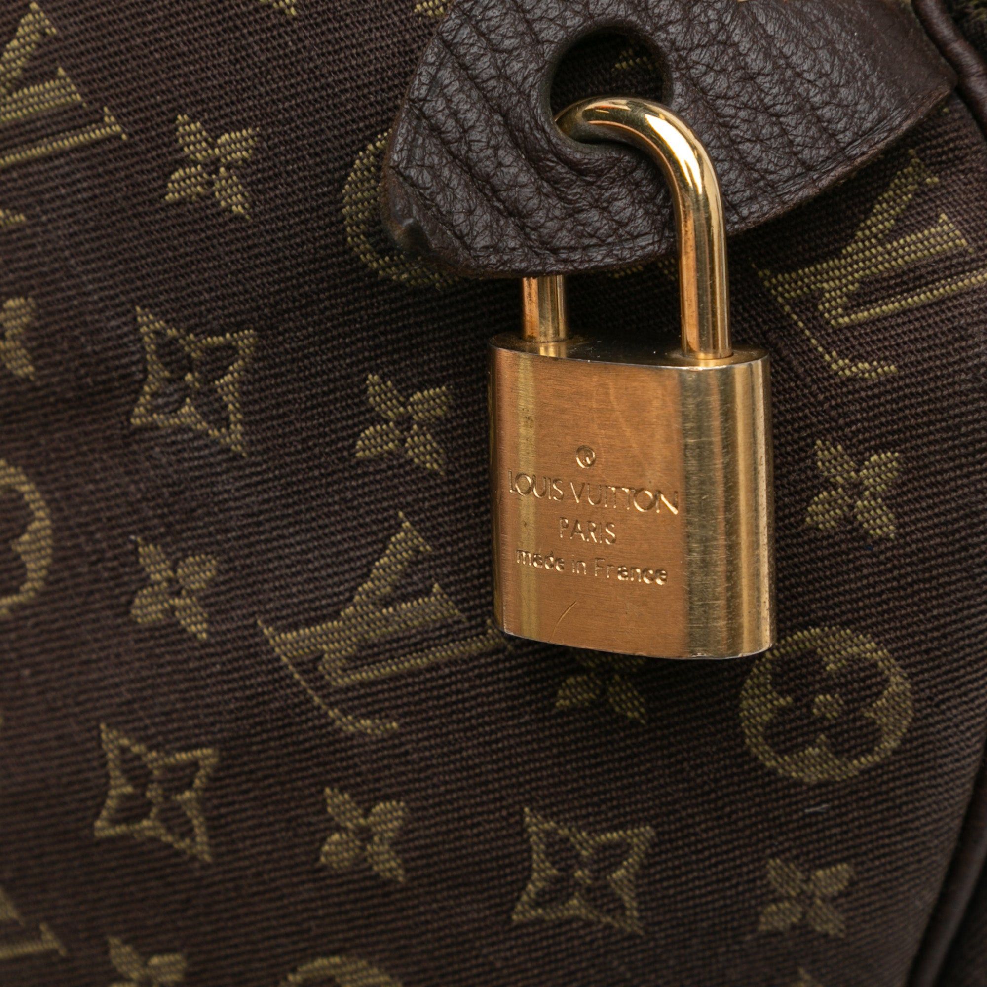 Louis Vuitton Louis Vuitton Monogram Mini Lin Speedy 30 Brown Size ONE SIZE - 8 Thumbnail