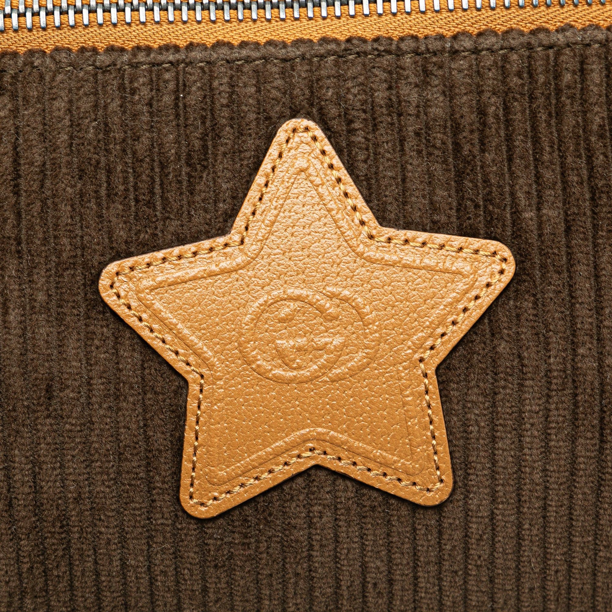 Gucci Gucci Corduroy Interlocking G Children's Star Belt Bag Brown Size ONE SIZE - 9 Thumbnail