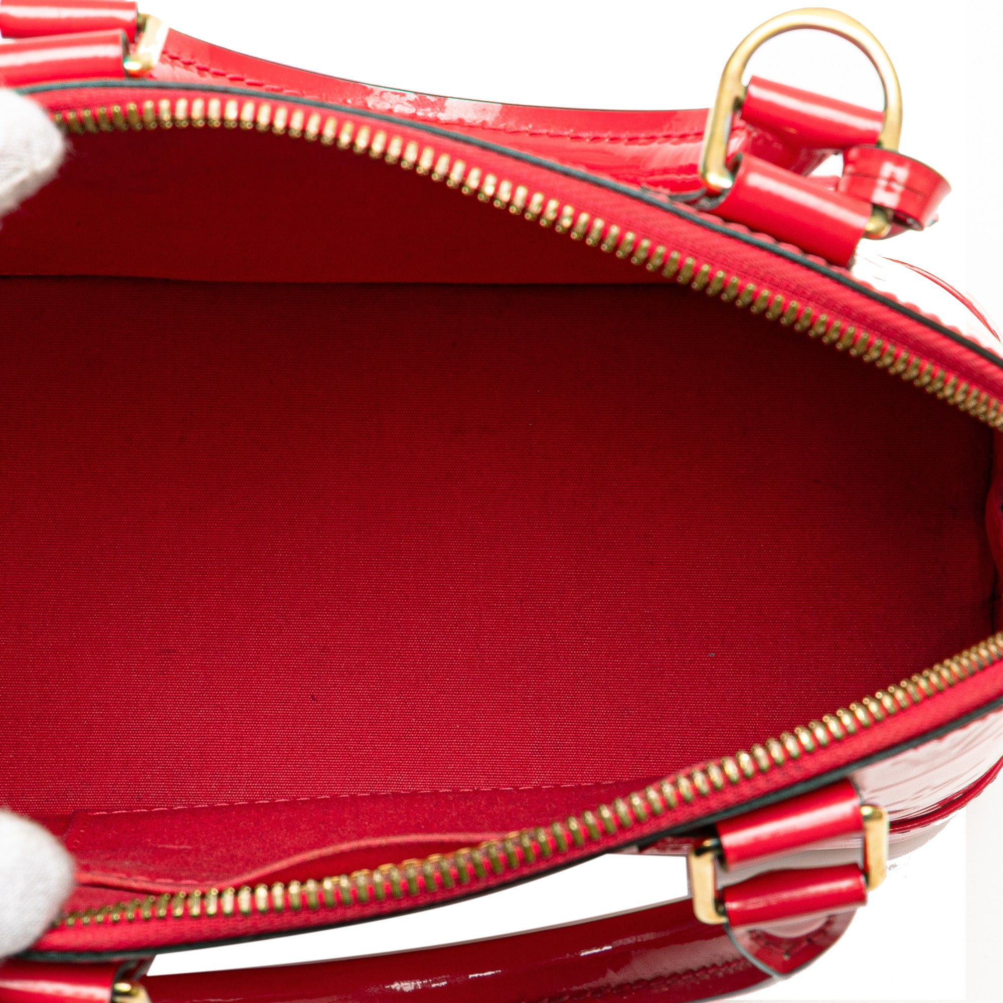 Louis Vuitton Louis Vuitton Monogram Vernis Alma BB Pink Size ONE SIZE - 4 Thumbnail
