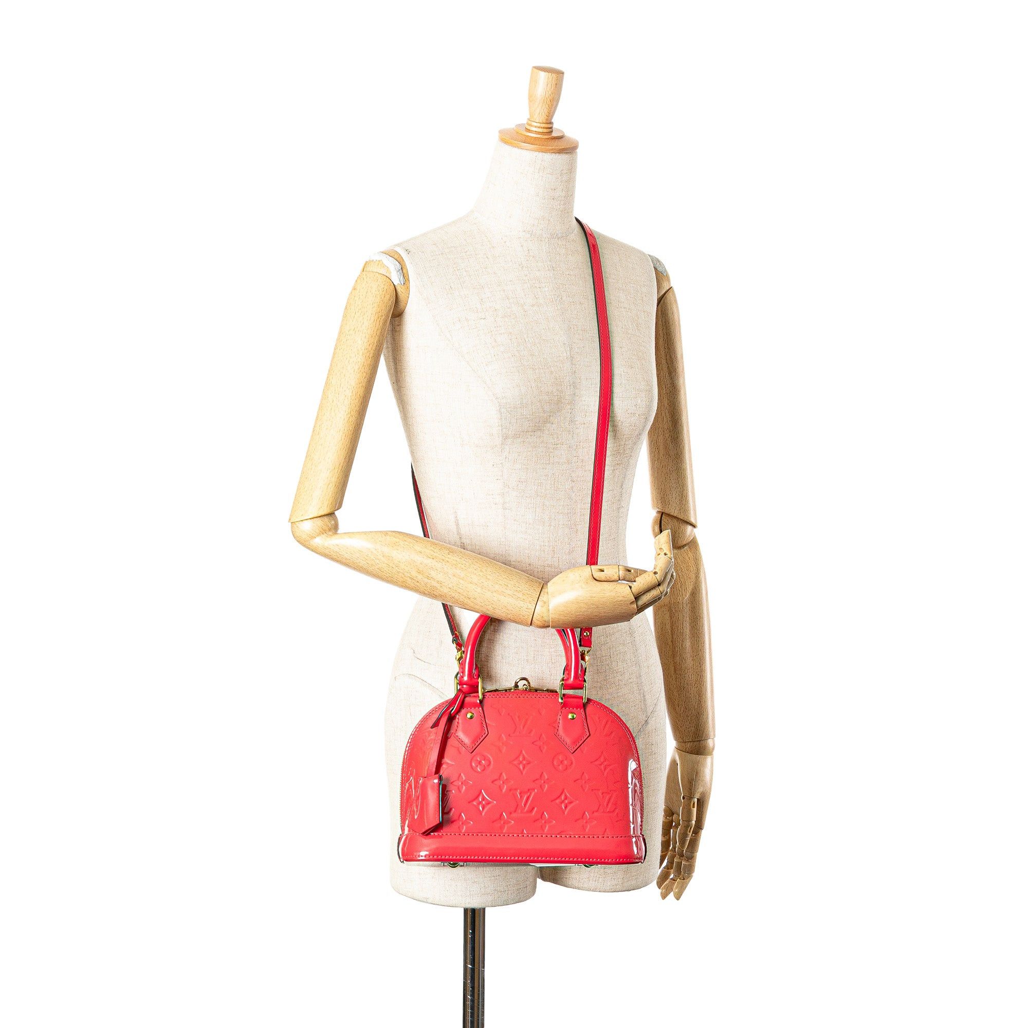 Louis Vuitton Louis Vuitton Monogram Vernis Alma BB Pink Size ONE SIZE - 13 Thumbnail