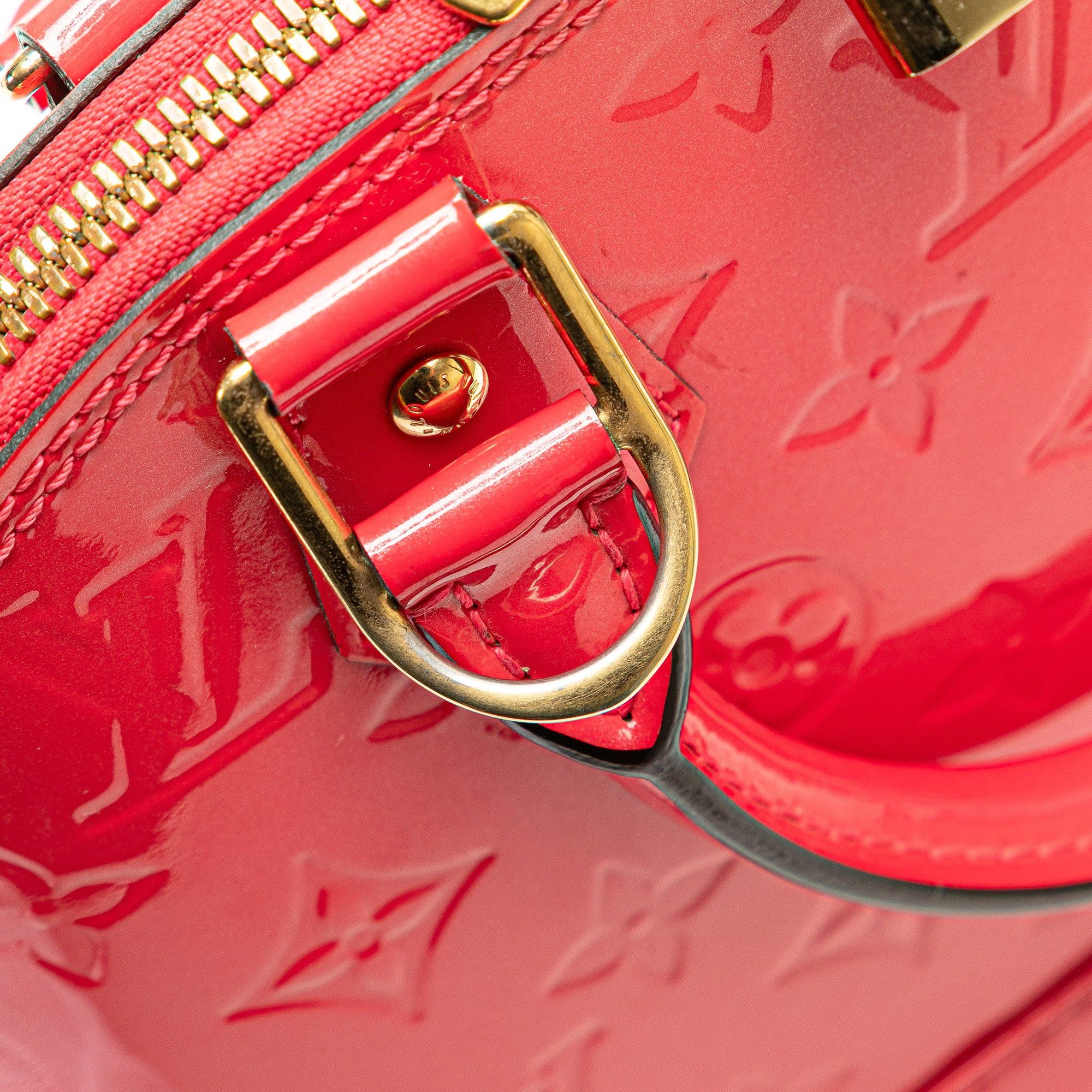 Louis Vuitton Louis Vuitton Monogram Vernis Alma BB Pink Size ONE SIZE - 8 Thumbnail