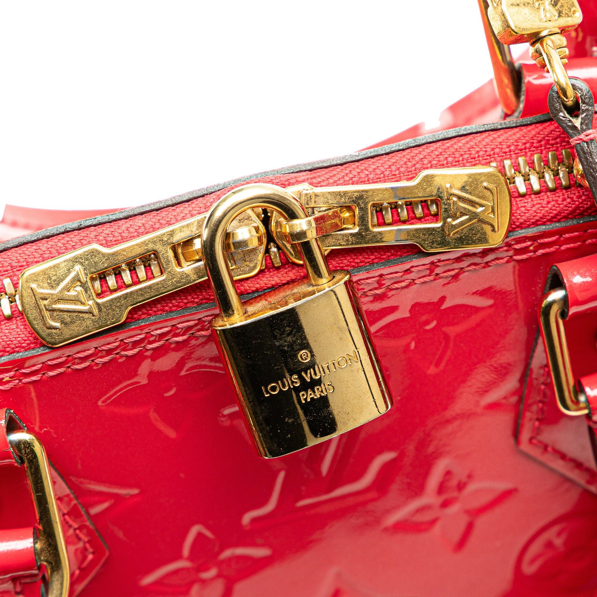 Louis Vuitton Louis Vuitton Monogram Vernis Alma BB Pink Size ONE SIZE - 7 Thumbnail