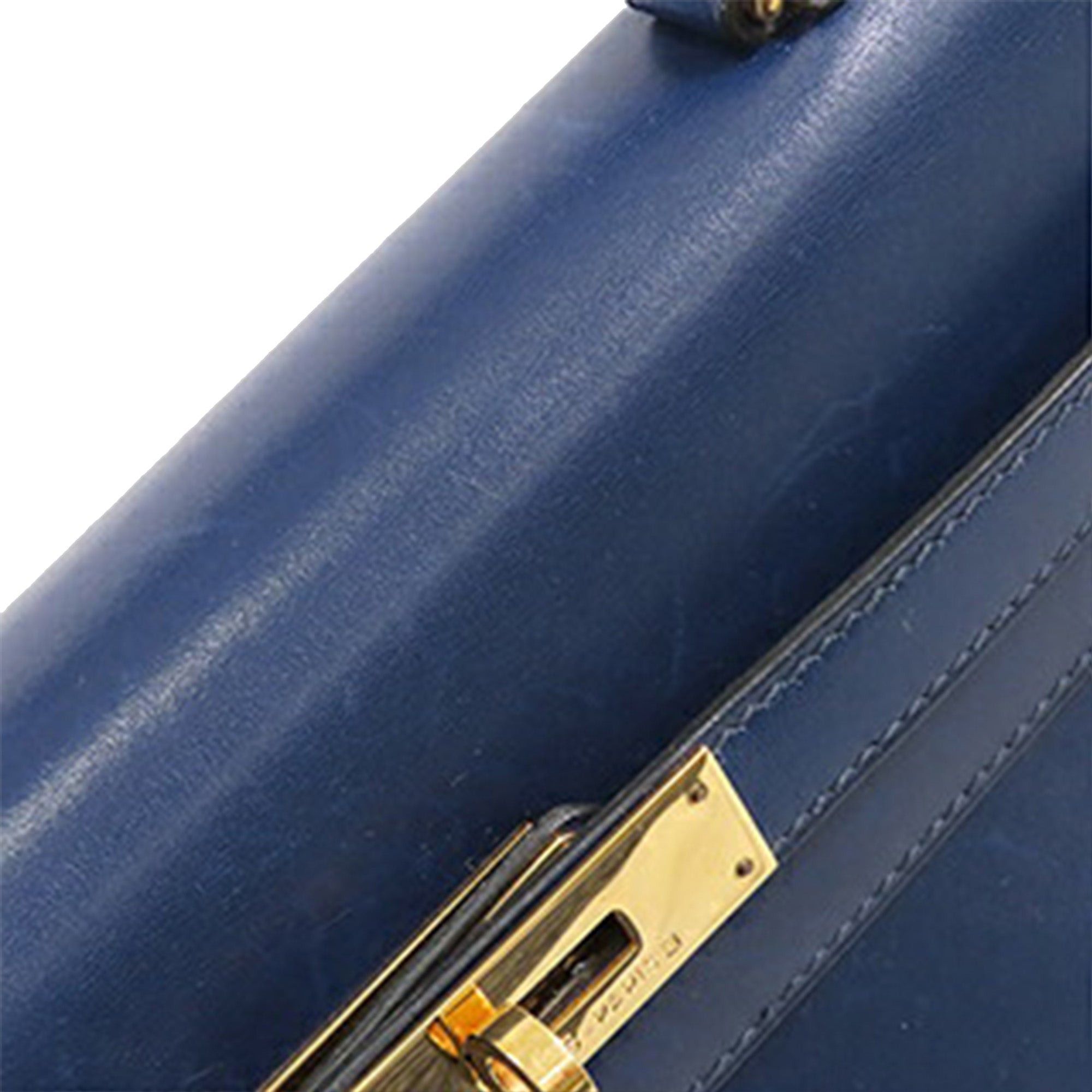 Hermes Hermès Box Calf Kelly Retourne 32 Blue Size ONE SIZE - 10 Thumbnail