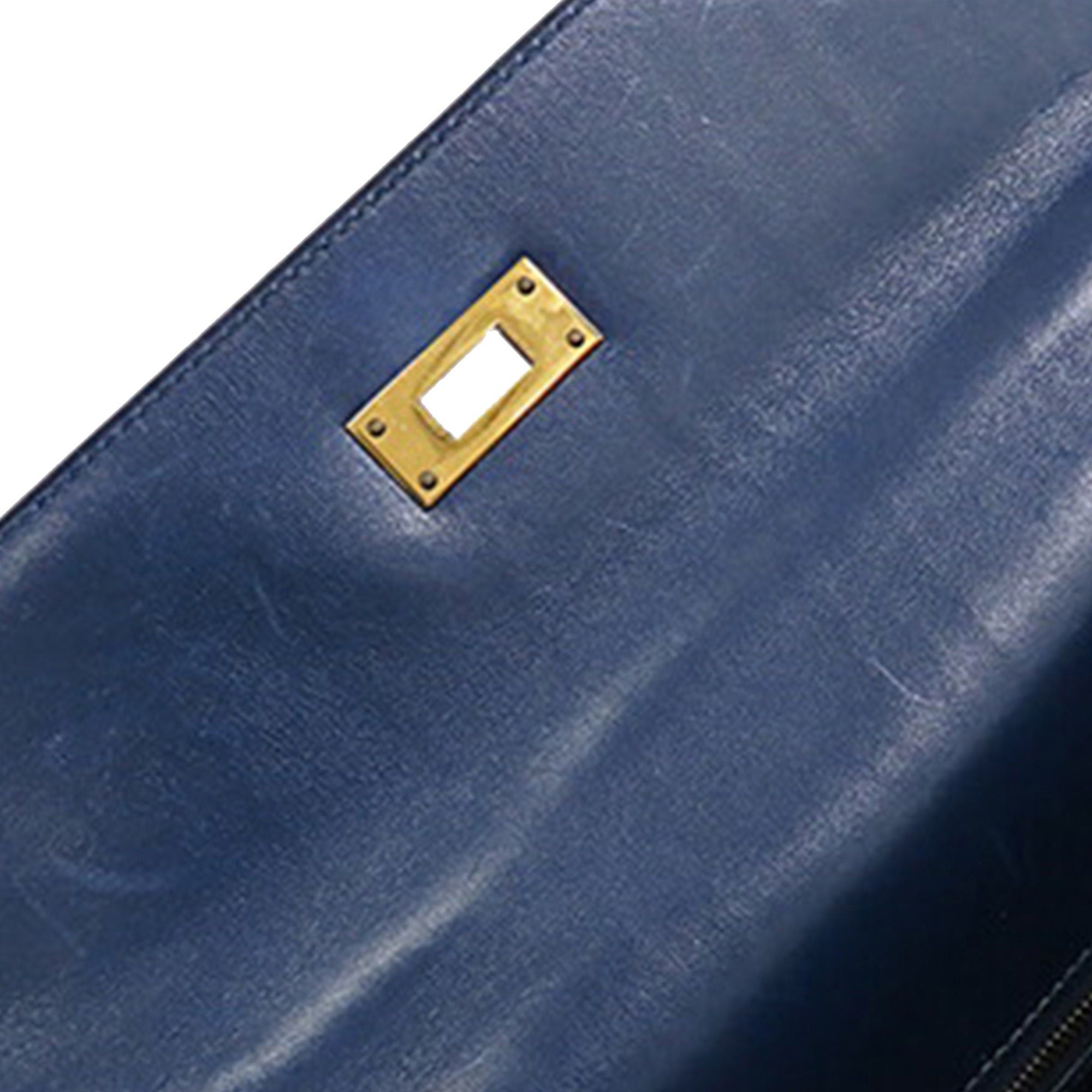 Hermes Hermès Box Calf Kelly Retourne 32 Blue Size ONE SIZE - 15 Thumbnail