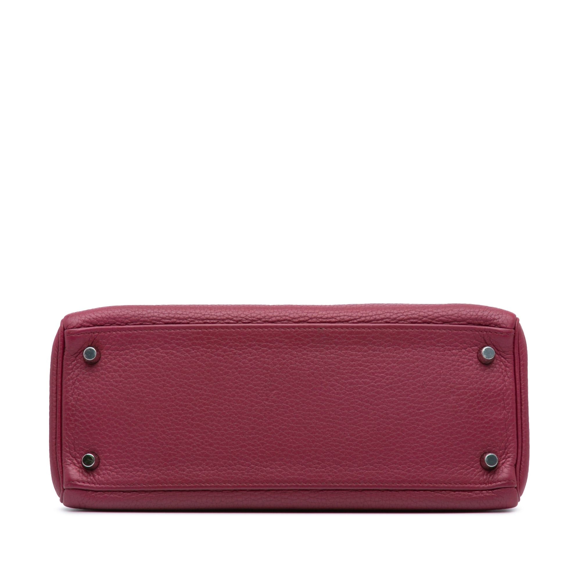 Hermes Hermès Clemence Kelly II Retourne 28 Red Size ONE SIZE - 3 Thumbnail
