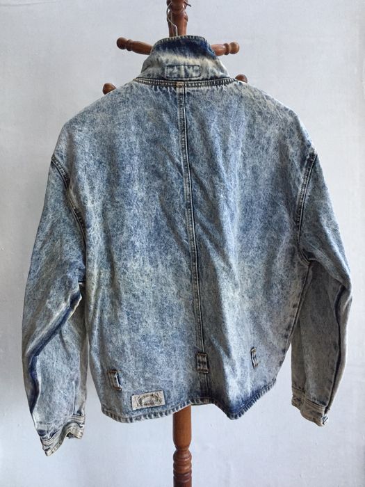 Lonsdale Vintage lonsdale acid wash denim jacket | Grailed