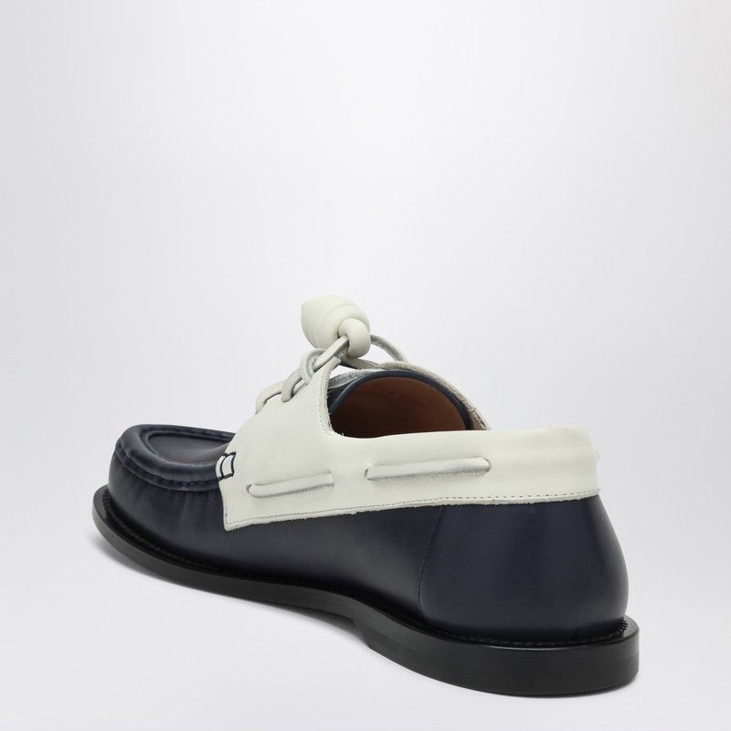 Loewe Loewe Campo Boat Shoe In Navy/White Size US 7 / IT 37 - 2 Thumbnail