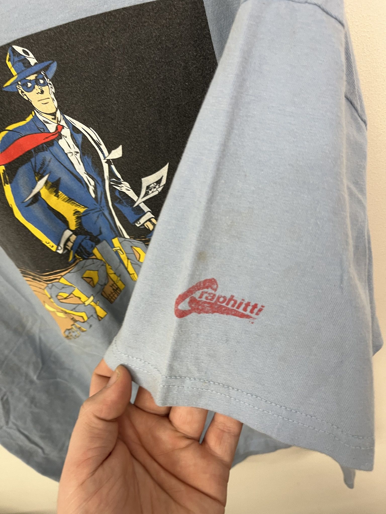 Marvel Comics Vintage 1990s Y2K Will Eisner Spirit Comics Tee Shirt Size XL Size US XL / EU 56 / 4 - 4 Thumbnail