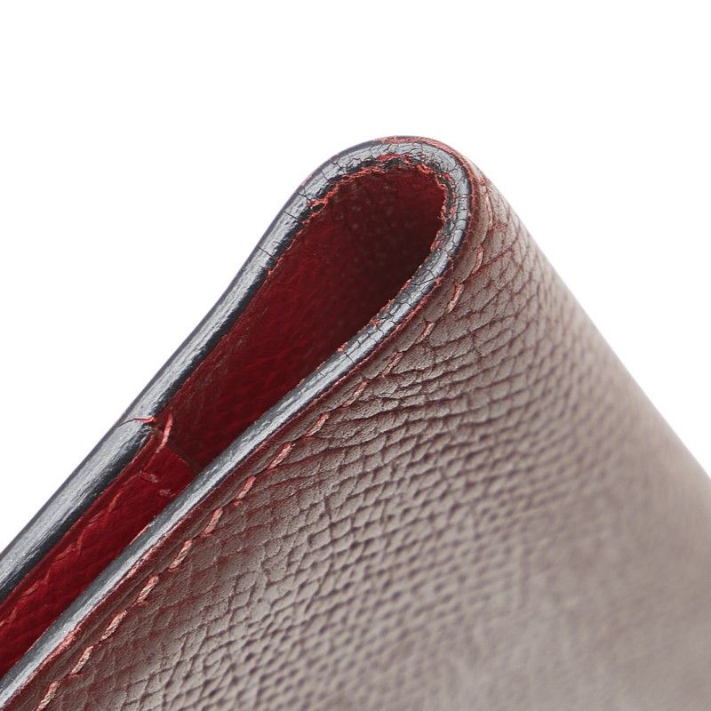 Hermes Hermes Hermes Agenda Grené Monsieur Notebook Cover Leather Other Stamp F (2002) DUTY FREE for USA Size ONE SIZE - 4 Thumbnail