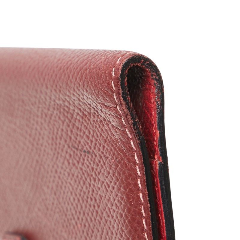Hermes Hermes Hermes Agenda Grené Monsieur Notebook Cover Leather Other Stamp F (2002) DUTY FREE for USA Size ONE SIZE - 5 Thumbnail