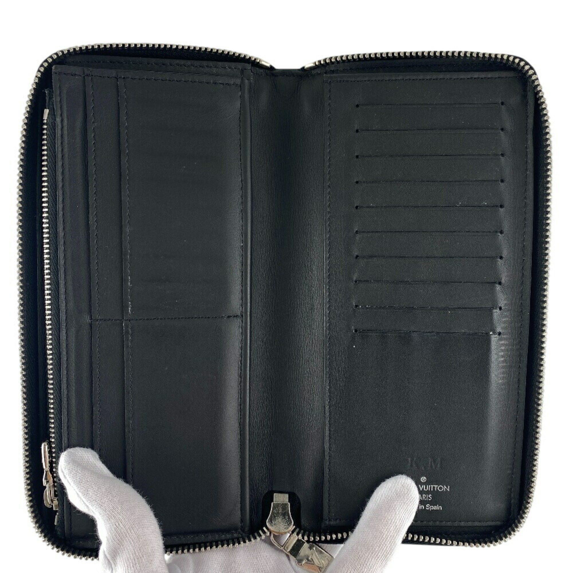 Louis Vuitton Louis Vuitton Wallet M68228 Zipper Vertical Long Black Size ONE SIZE - 5 Thumbnail