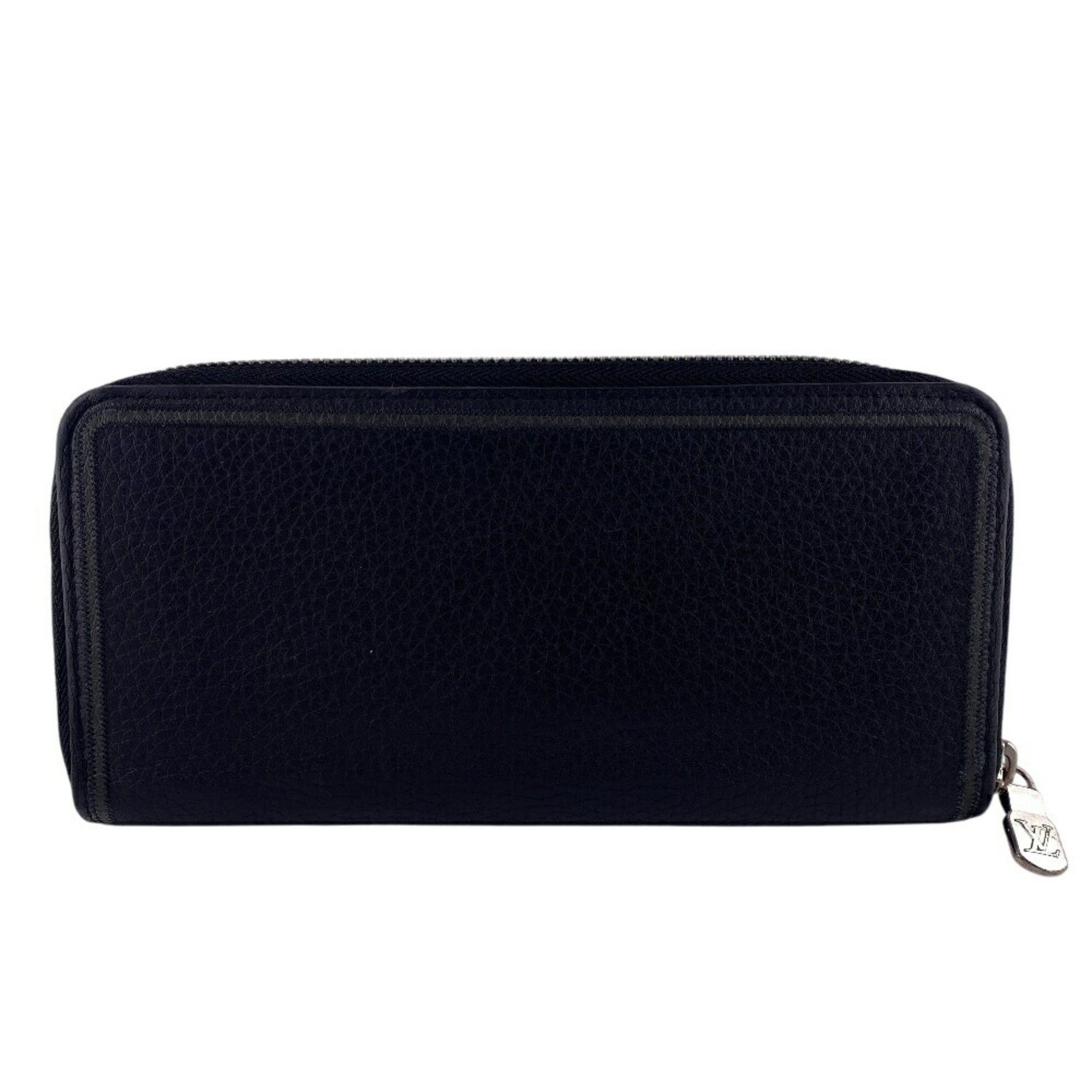 Louis Vuitton Louis Vuitton Wallet M68228 Zipper Vertical Long Black Size ONE SIZE - 2 Thumbnail