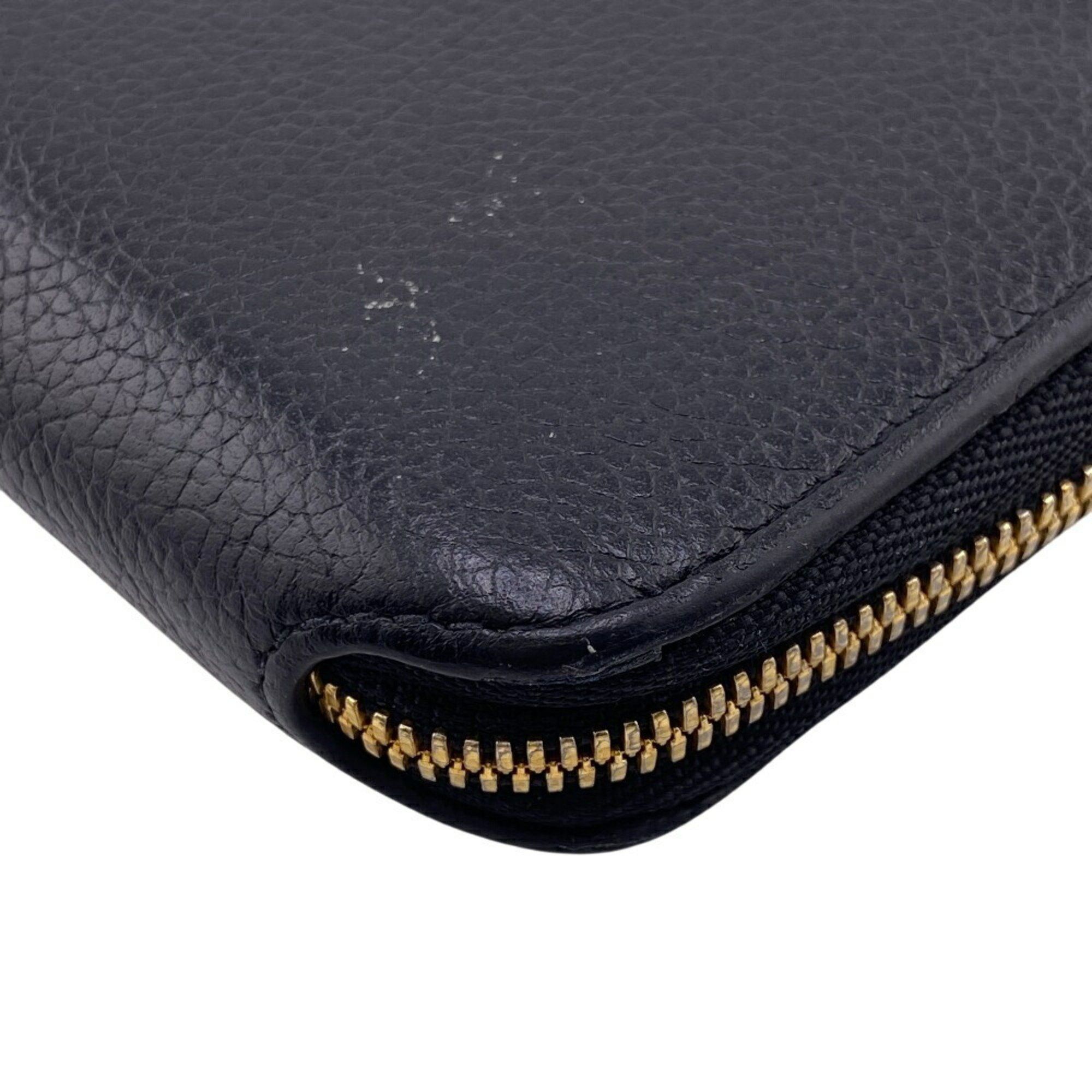Balenciaga BALENCIAGA 594290 Round Long Wallet Black Men's Size ONE SIZE - 3 Thumbnail