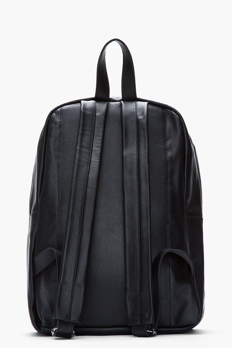 Common Projects Black Leather Backpack Size ONE SIZE - 6 Thumbnail