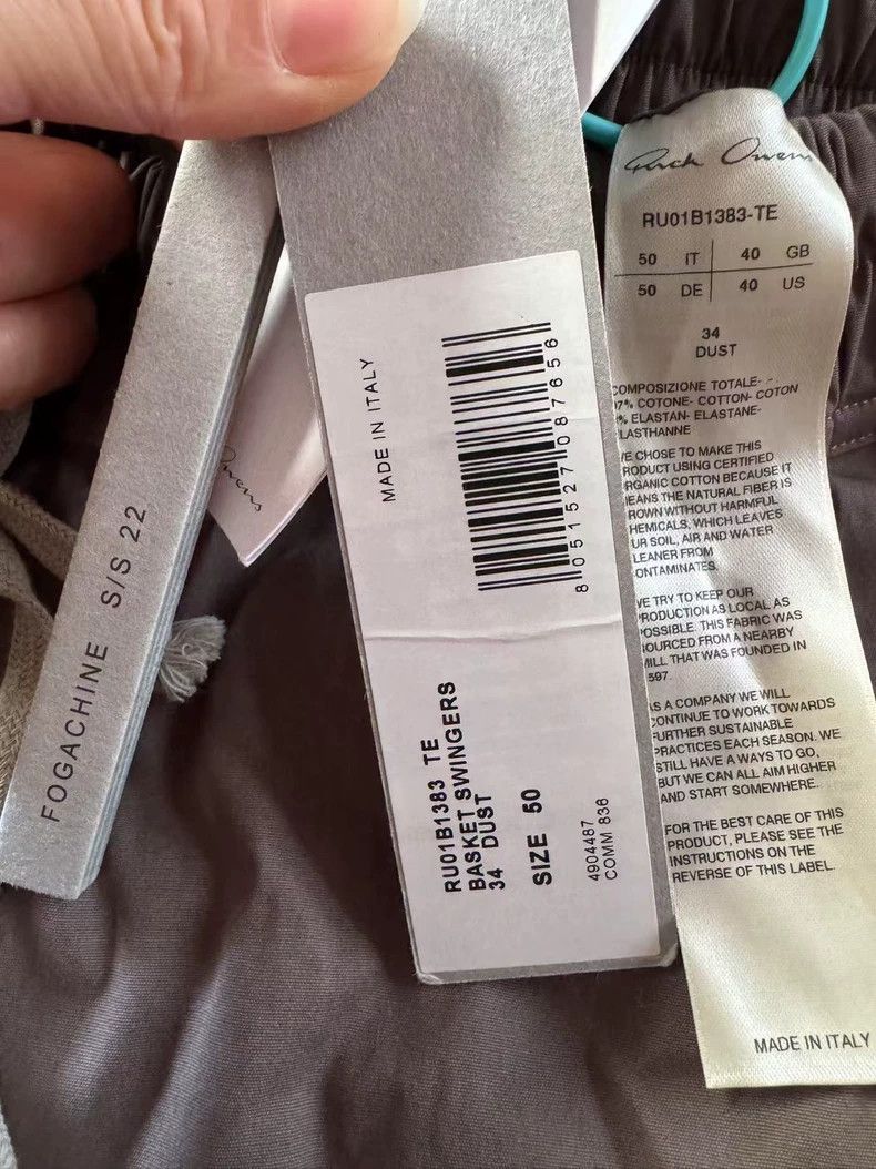 Rick Owens Rick Owens High-Quality Shorts in Olive Color Size US 31 - 4 Thumbnail