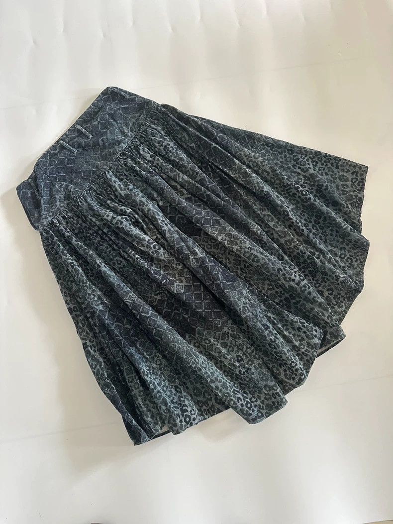 Kapital Kapital Retro Tapestry Corduroy Skirt Pants Size 22" - 3 Thumbnail