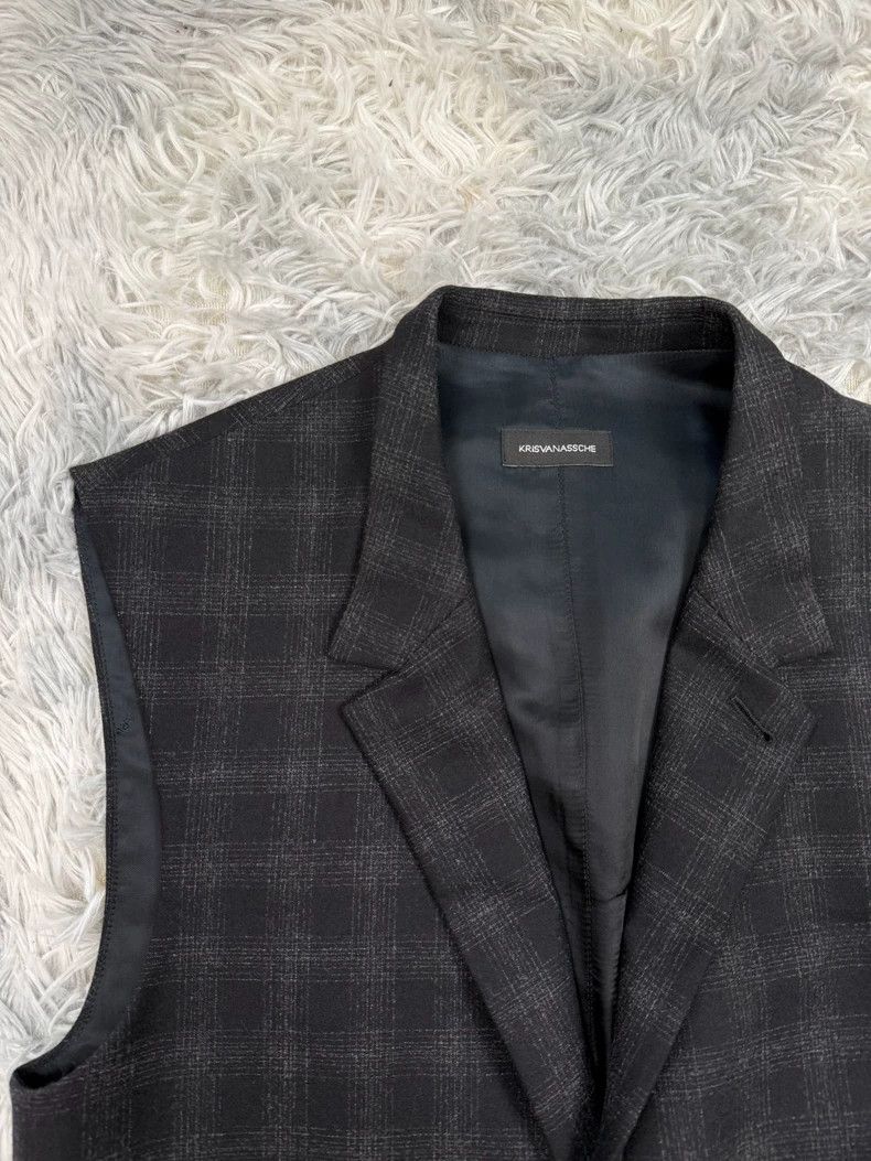 Dries Van Noten Dries Van Noten Checkered Sleeveless Vest Size US XXL / EU 58 / 5 - 2 Thumbnail