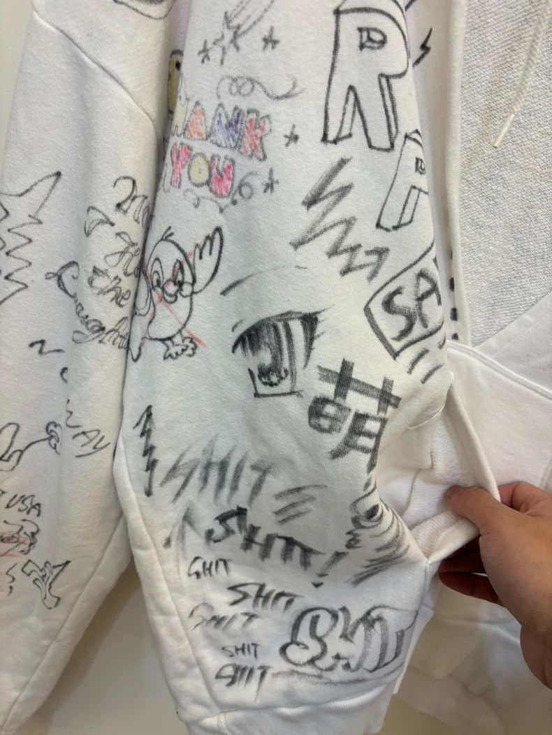 Unused Unused Collaborator Artist Oversized Hoodie Size US M / EU 48-50 / 2 - 6 Thumbnail
