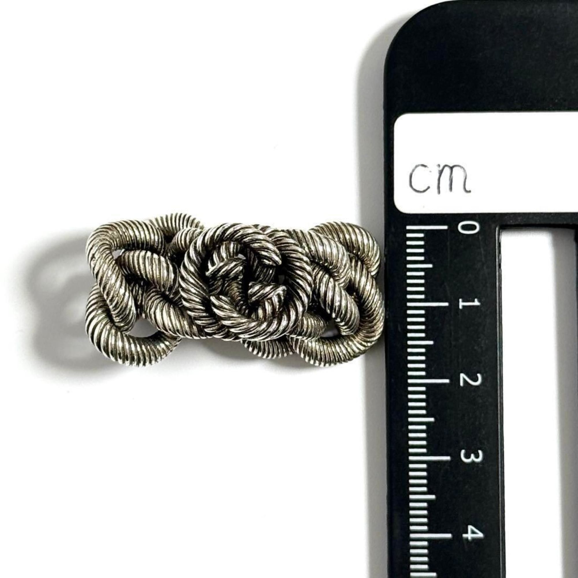 Gucci Gucci Men's Gourmet Chain Ring, Silver Size ONE SIZE - 9 Thumbnail